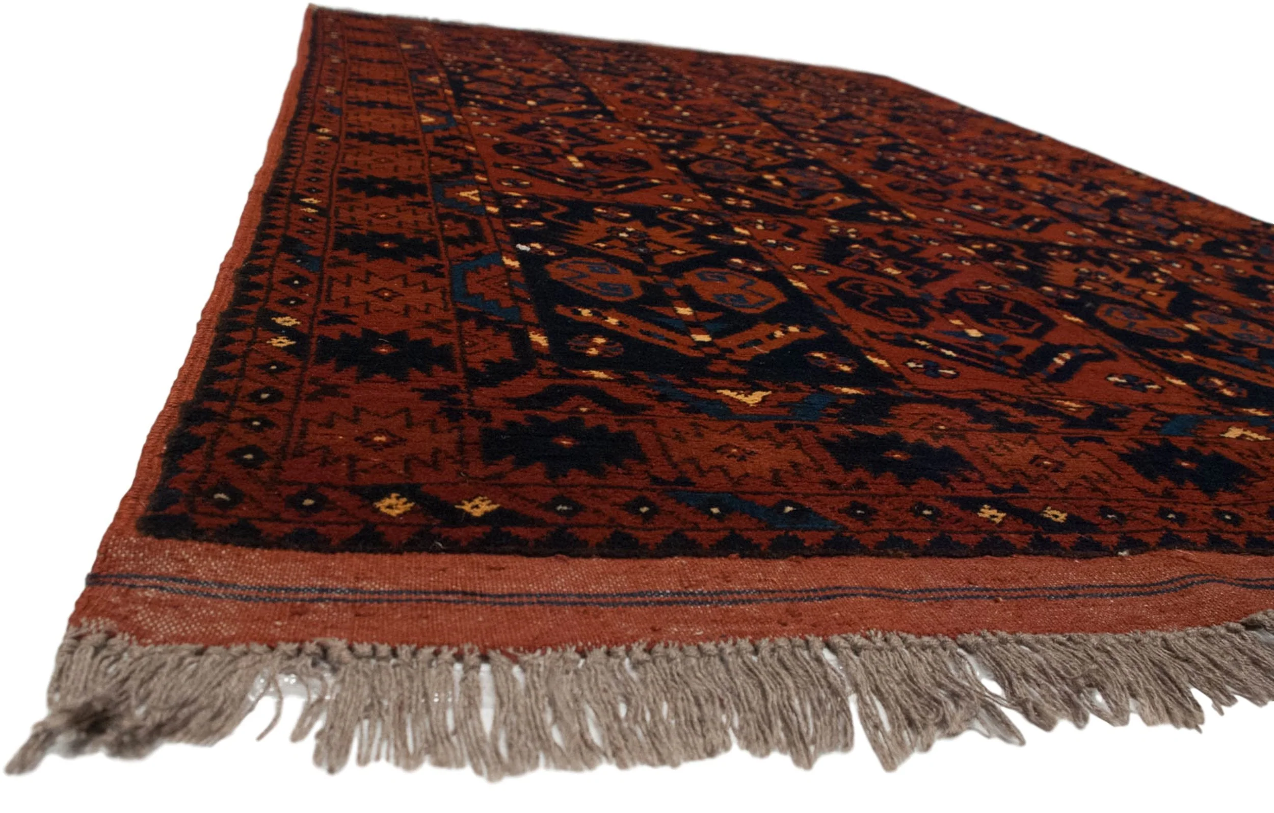 4x6 Vintage Taghan Rug - Image 6