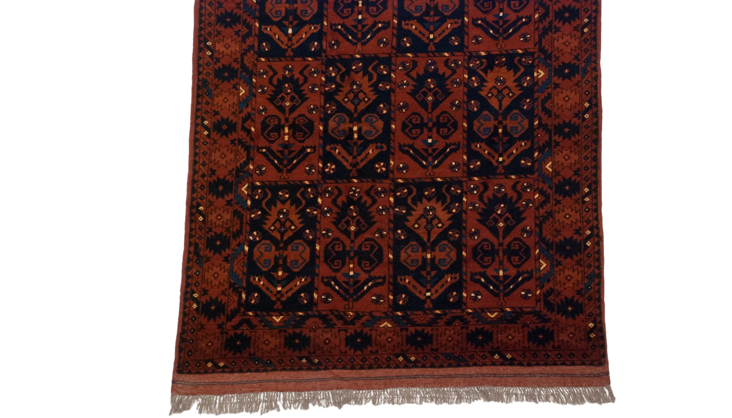 4x6 Vintage Taghan Rug - Image 8