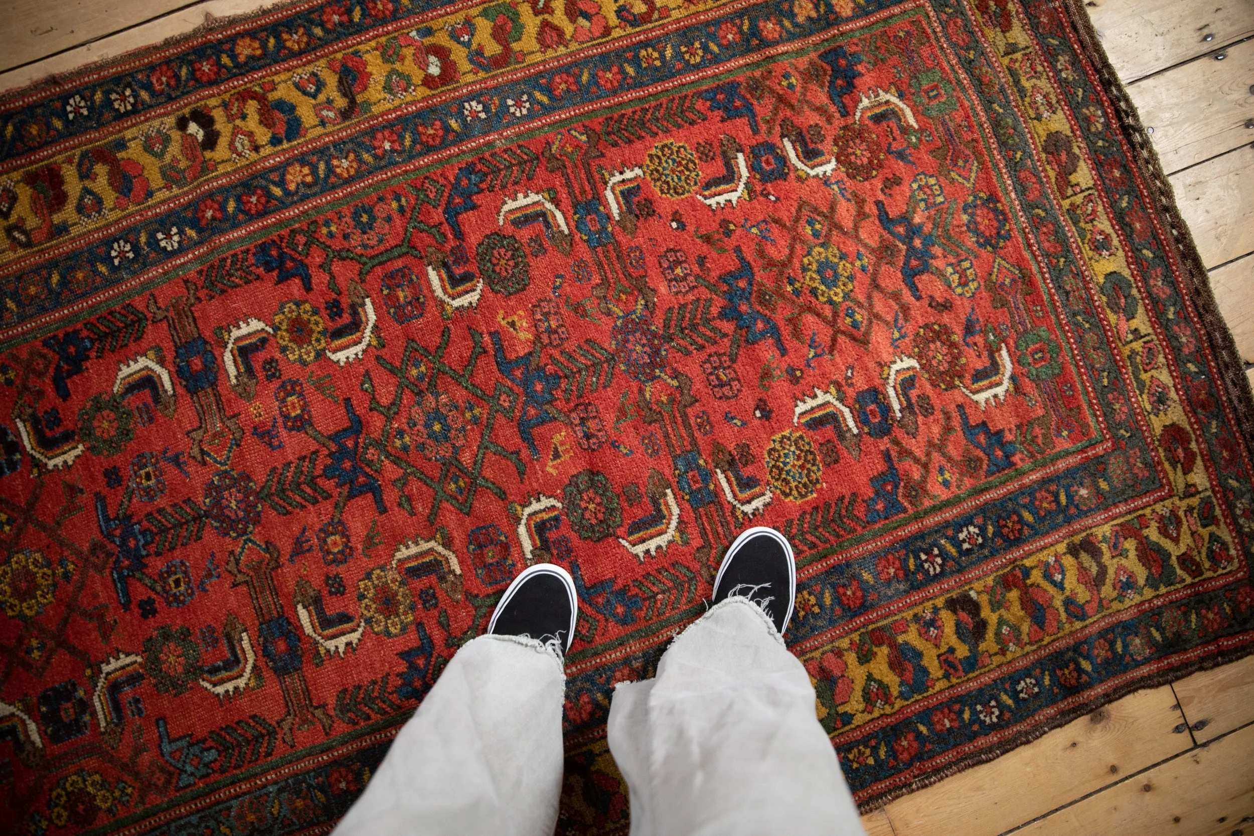 4x7.5 Antique Kurdish Bijar Rug - Image 2