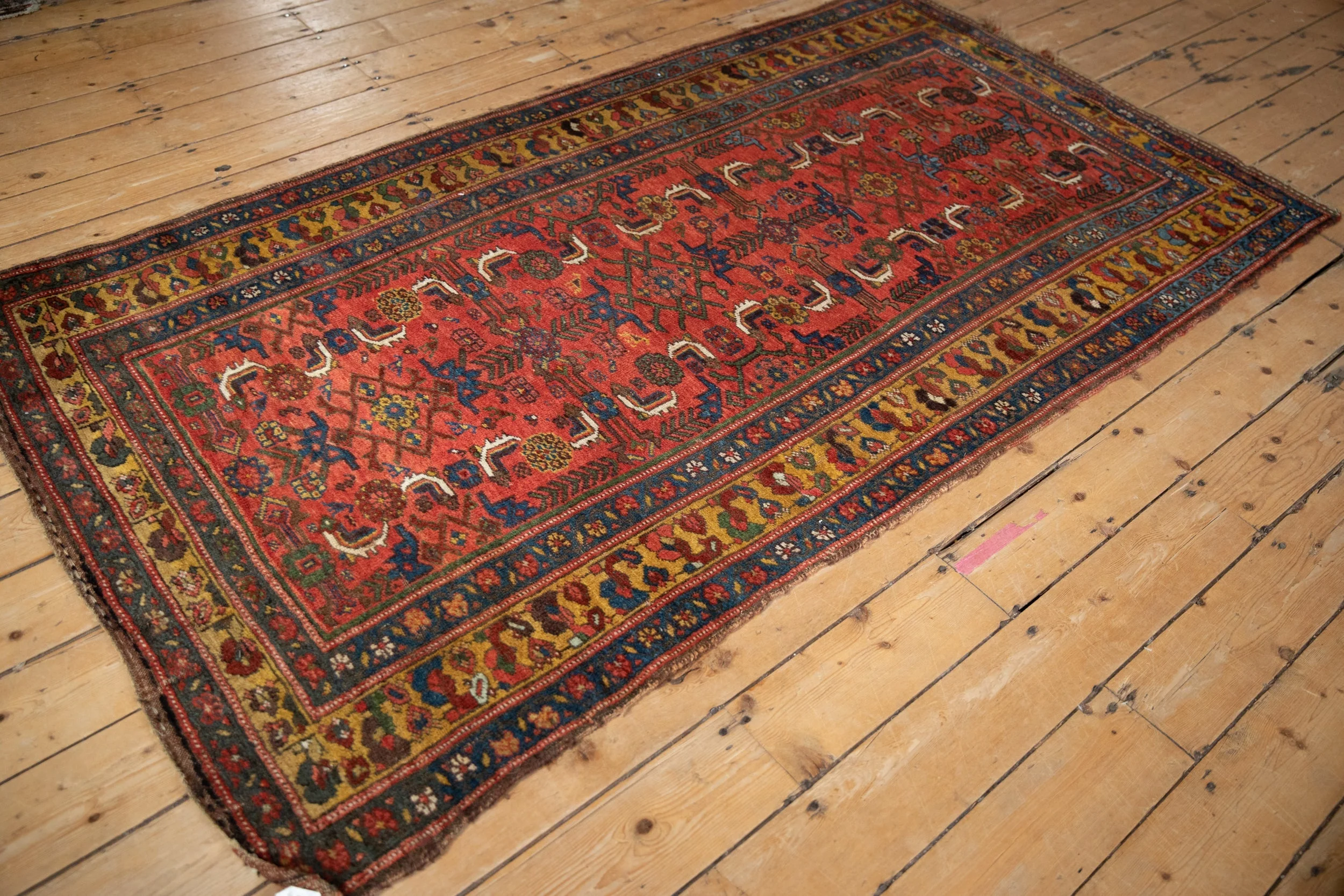 4x7.5 Antique Kurdish Bijar Rug - Image 6