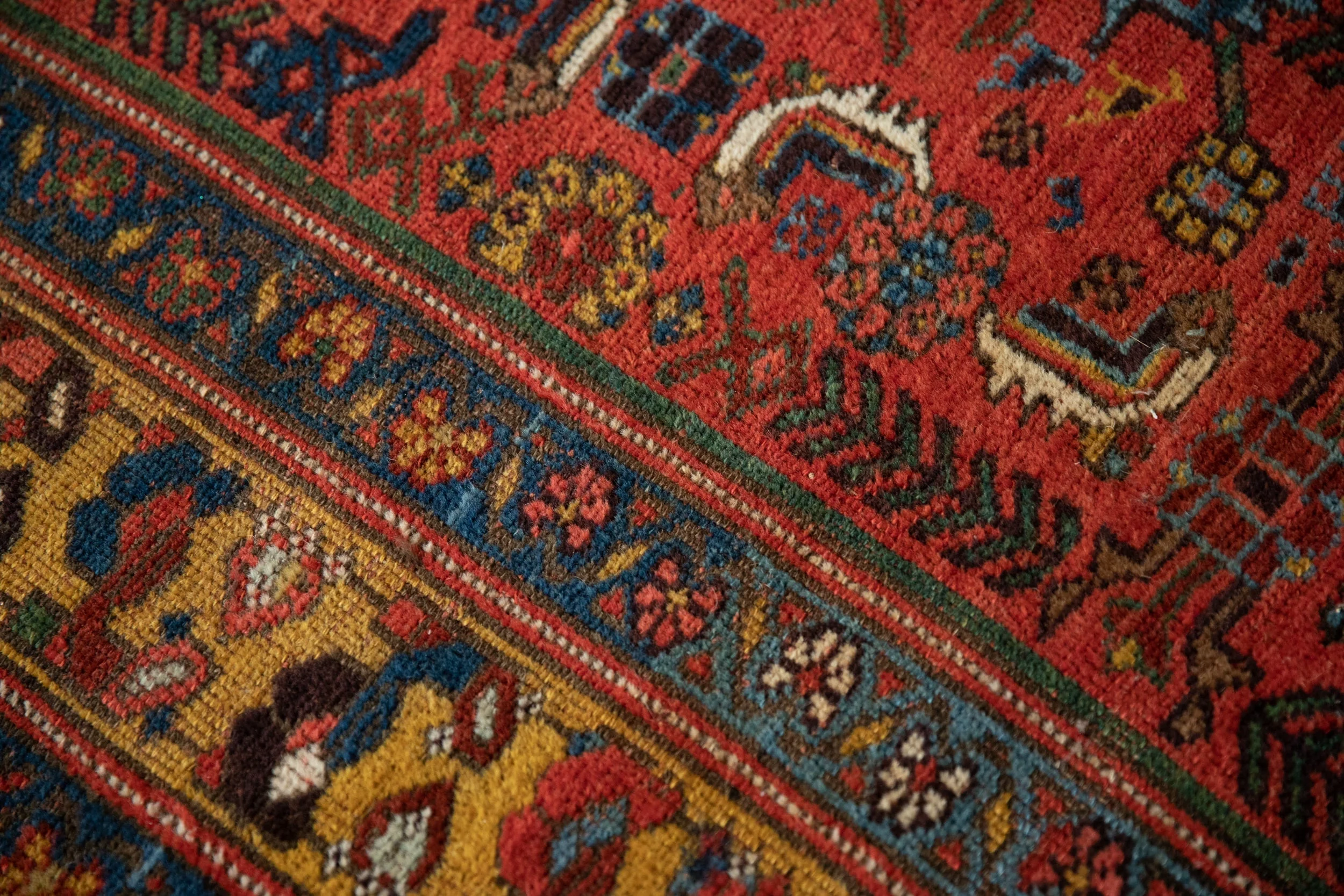 4x7.5 Antique Kurdish Bijar Rug - Image 7