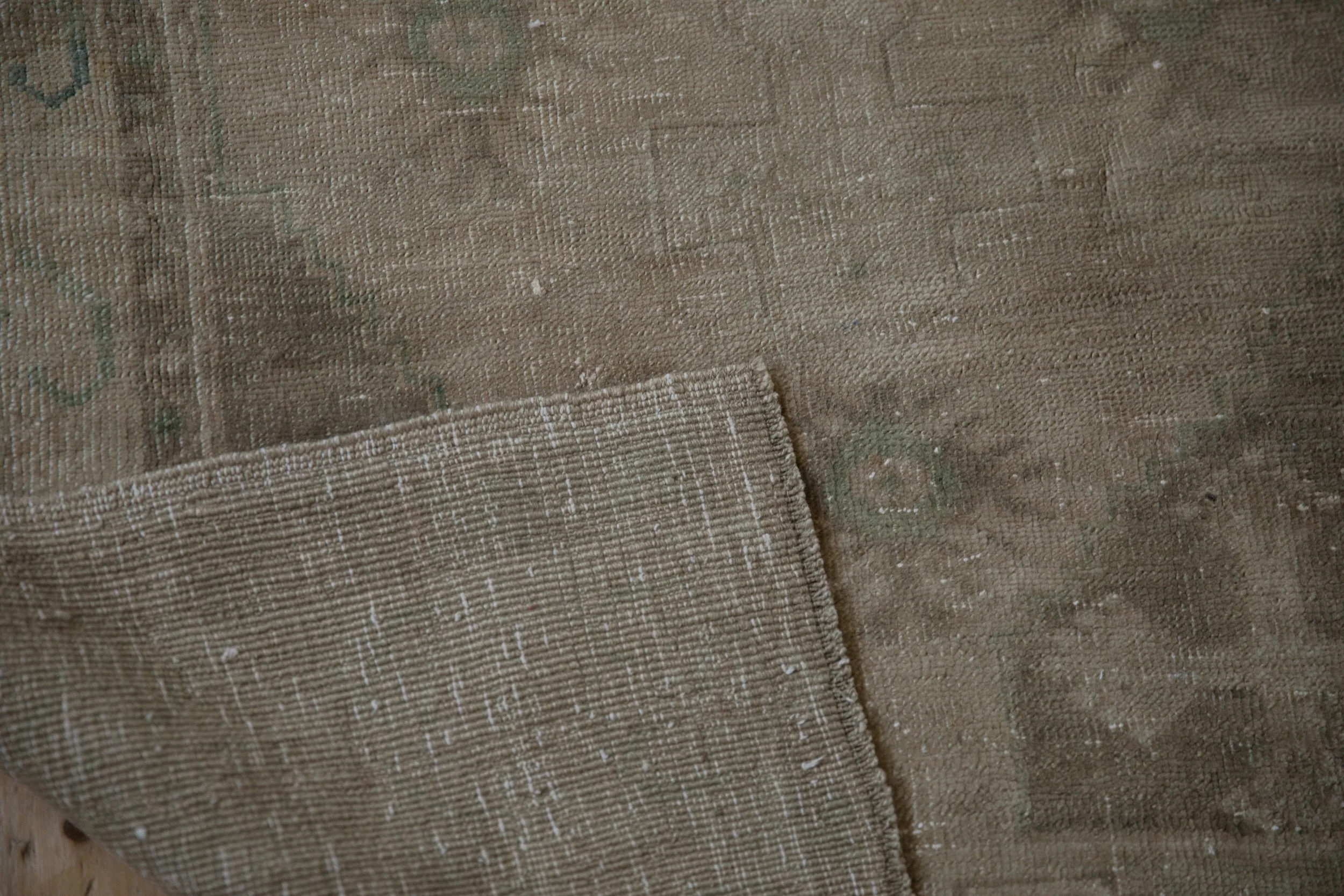 4x7.5 Vintage Distressed Oushak Rug - Image 10