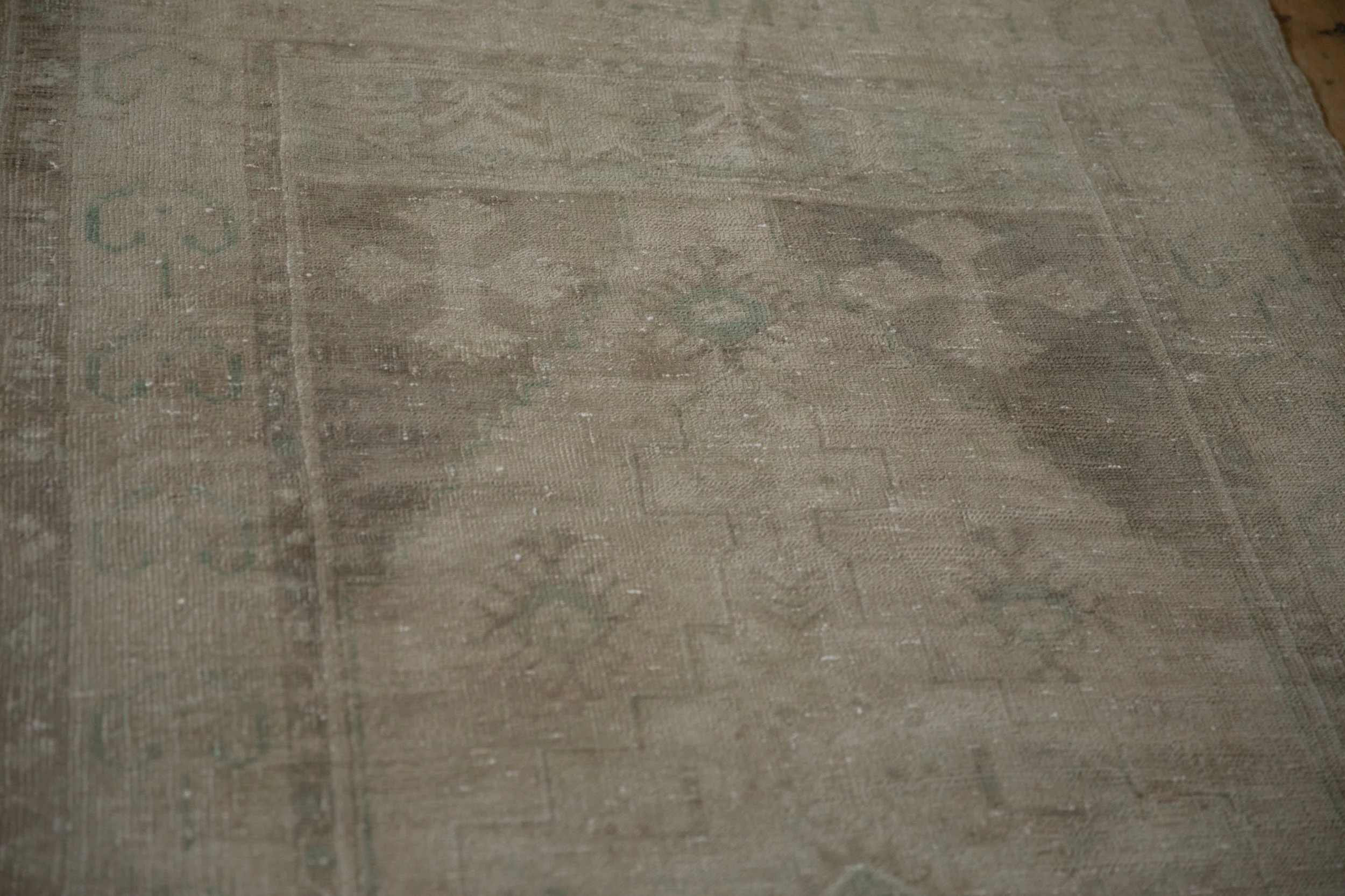 4x7.5 Vintage Distressed Oushak Rug - Image 11