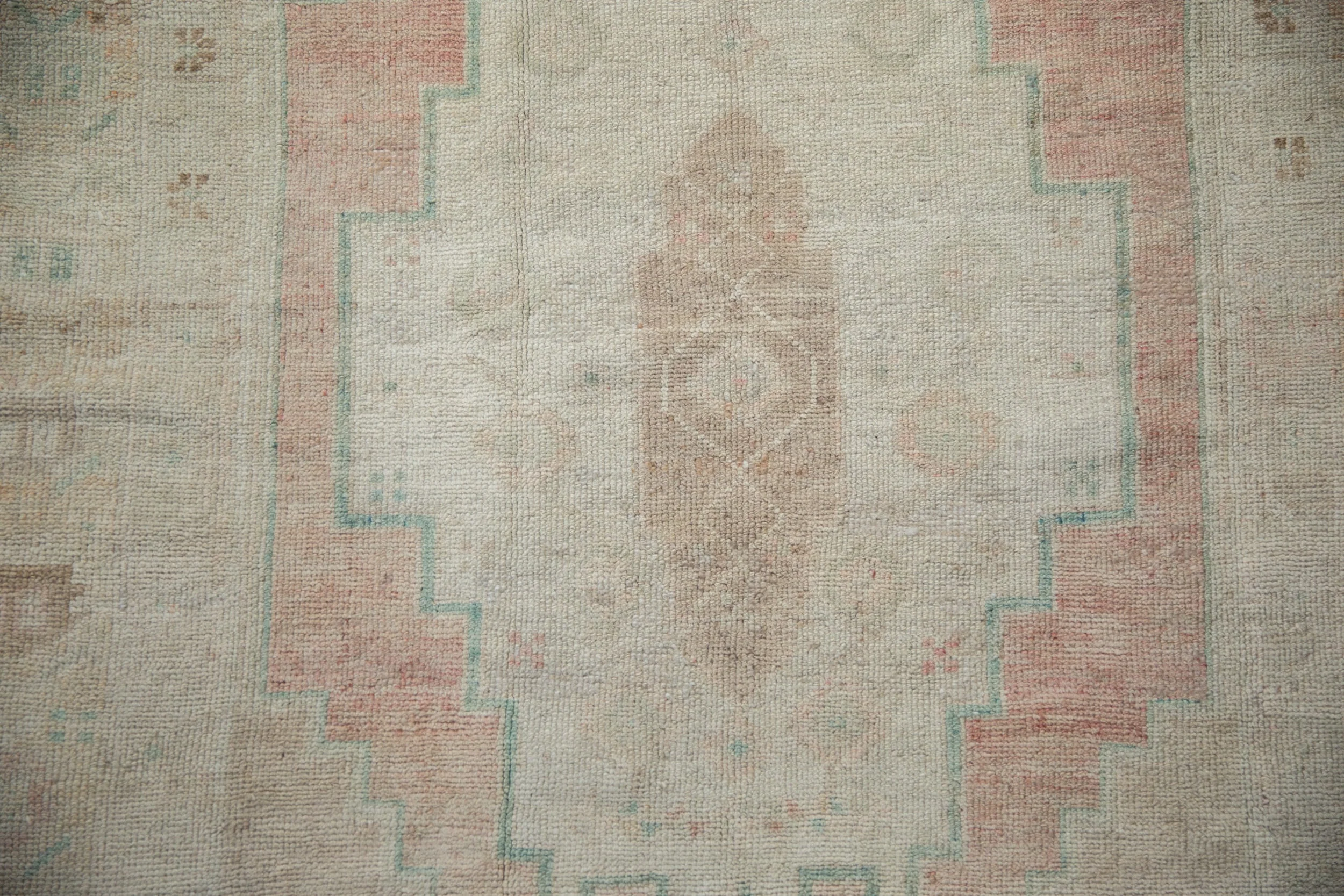 4x7.5 Vintage Distressed Oushak Rug - Image 10