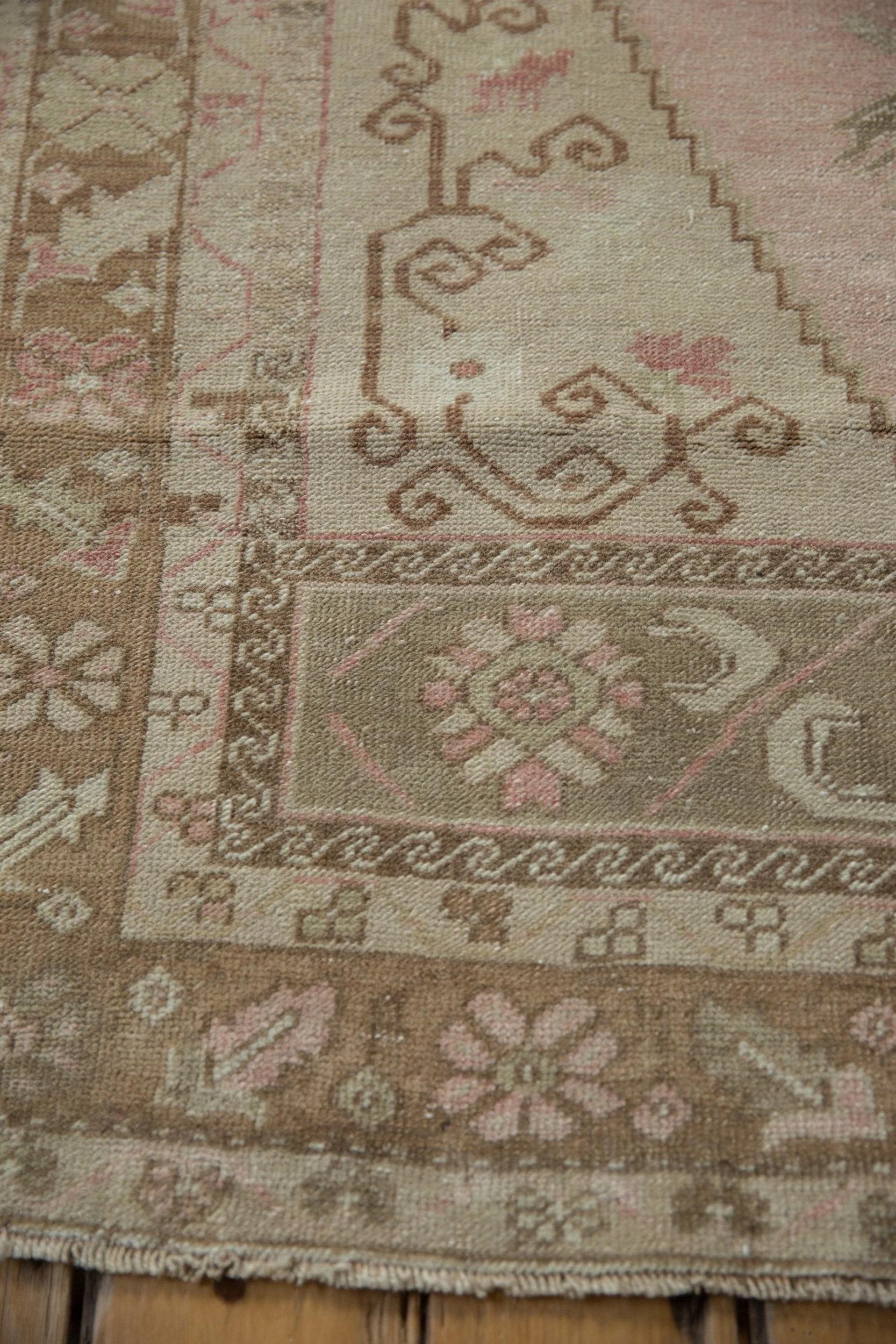 4x7.5 Vintage Distressed Oushak Rug - Image 5