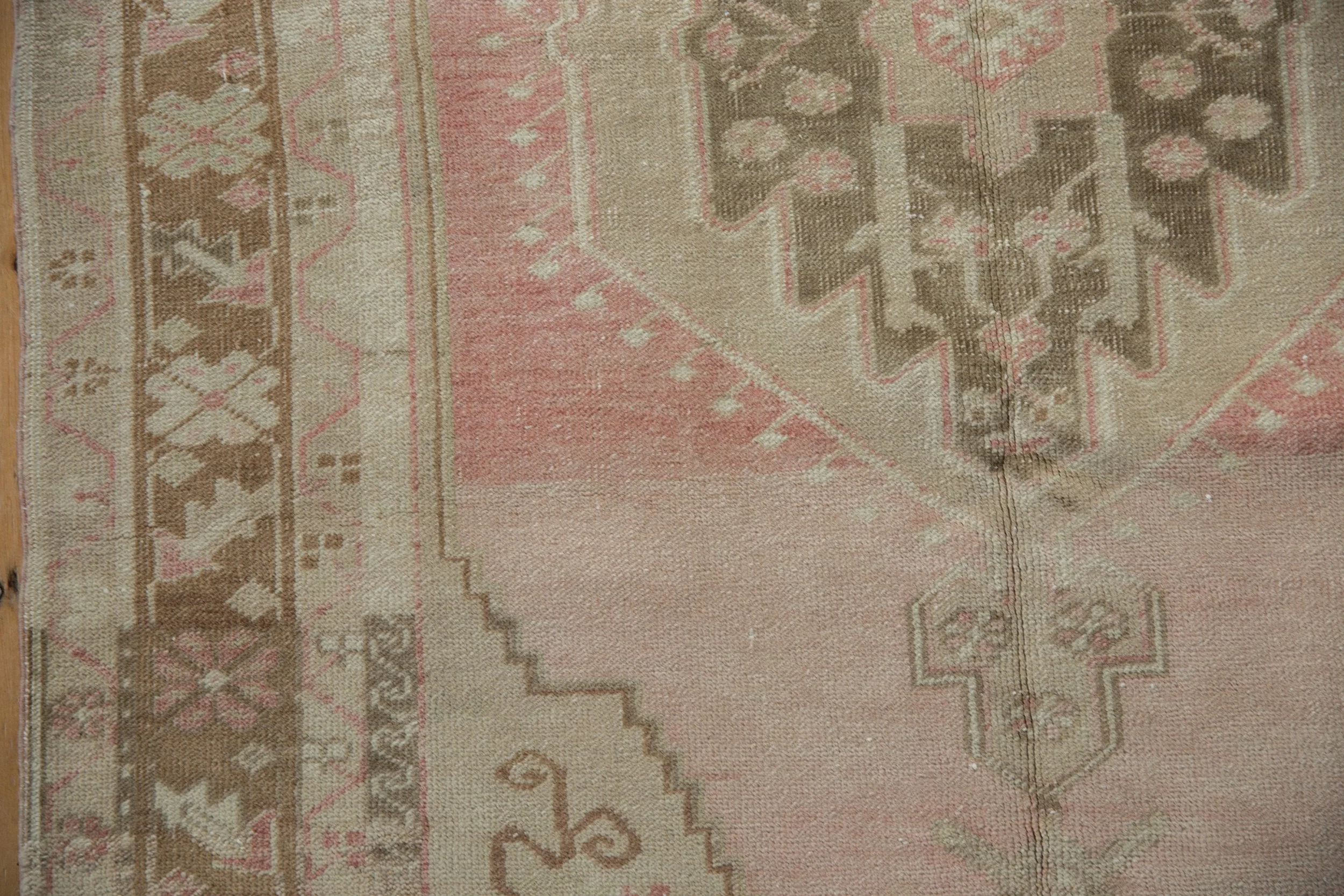 4x7.5 Vintage Distressed Oushak Rug - Image 6