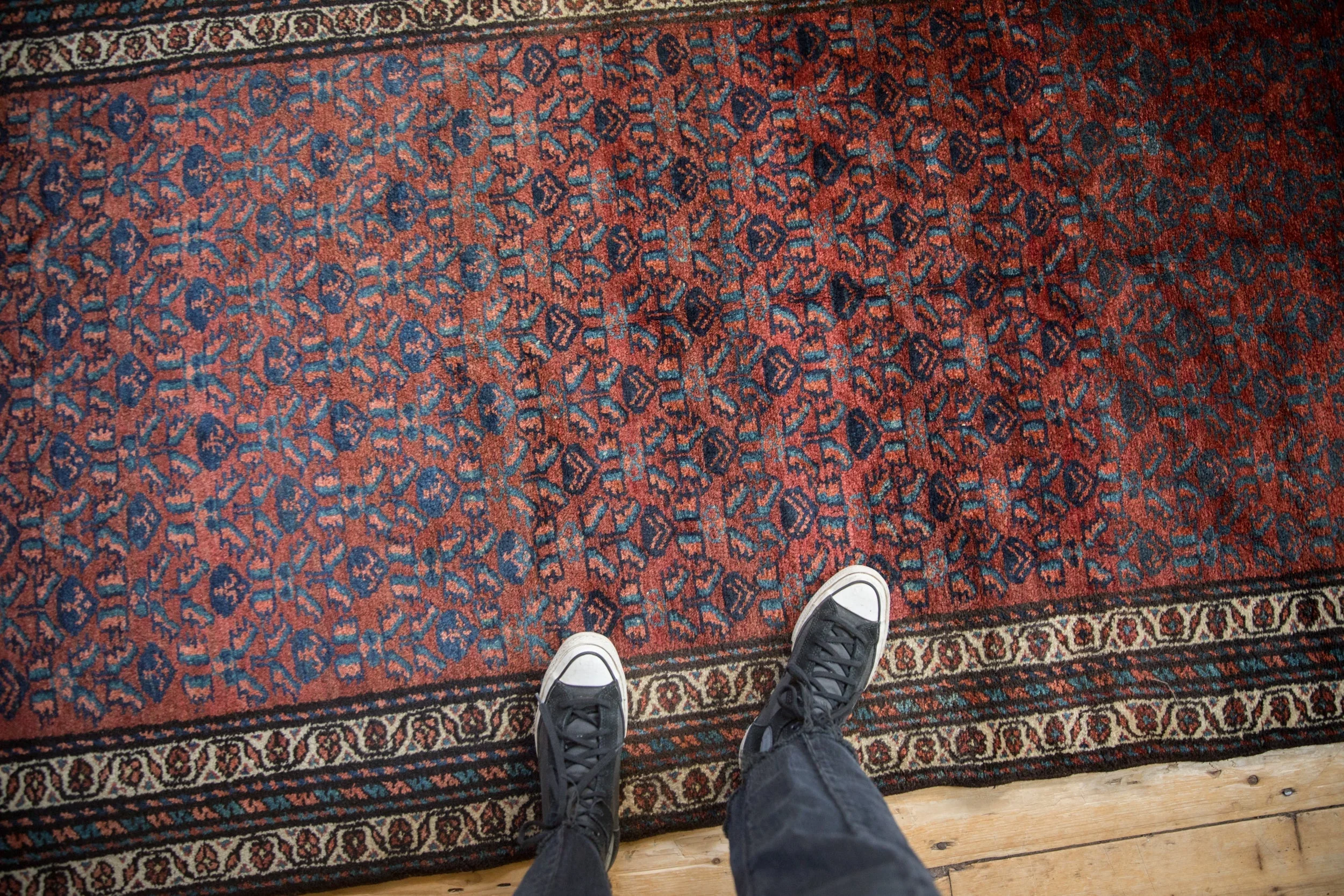 4x7.5 Vintage Kurd Rug - Image 2