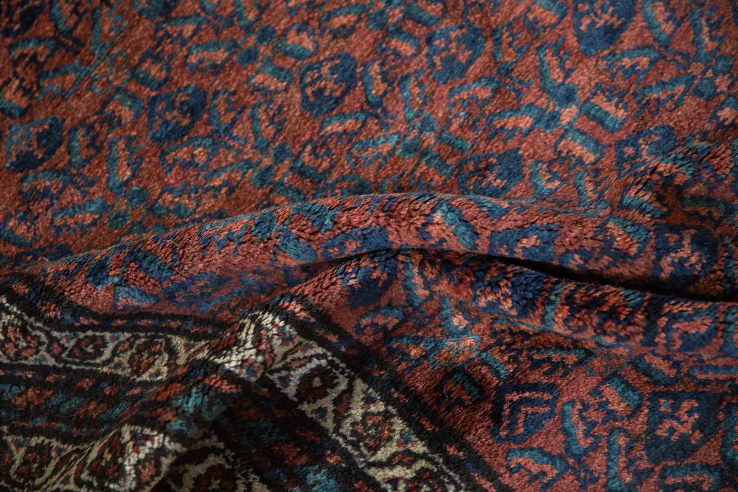 4x7.5 Vintage Kurd Rug - Image 7