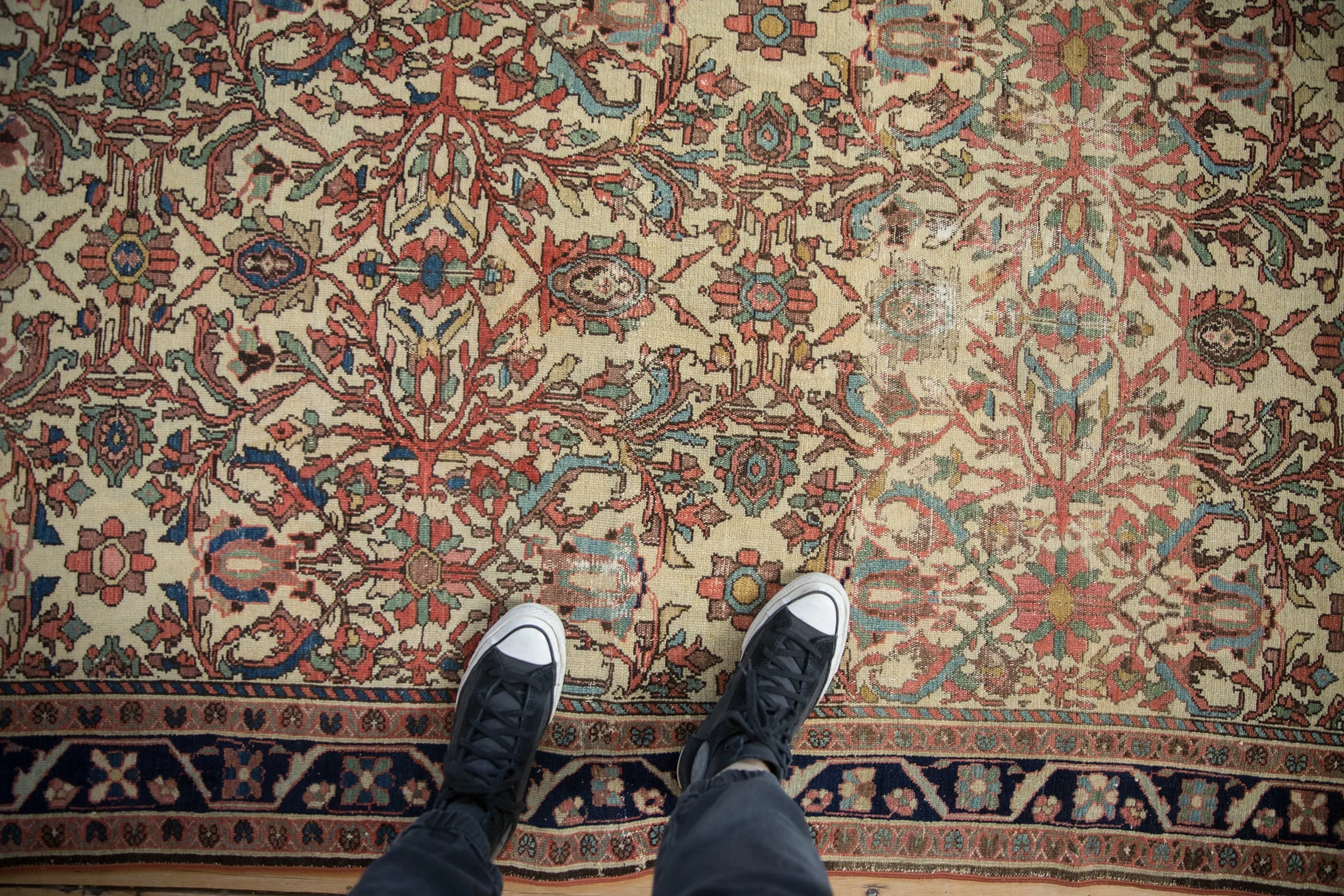 4x7 Antique Fine Malayer Rug - Image 2