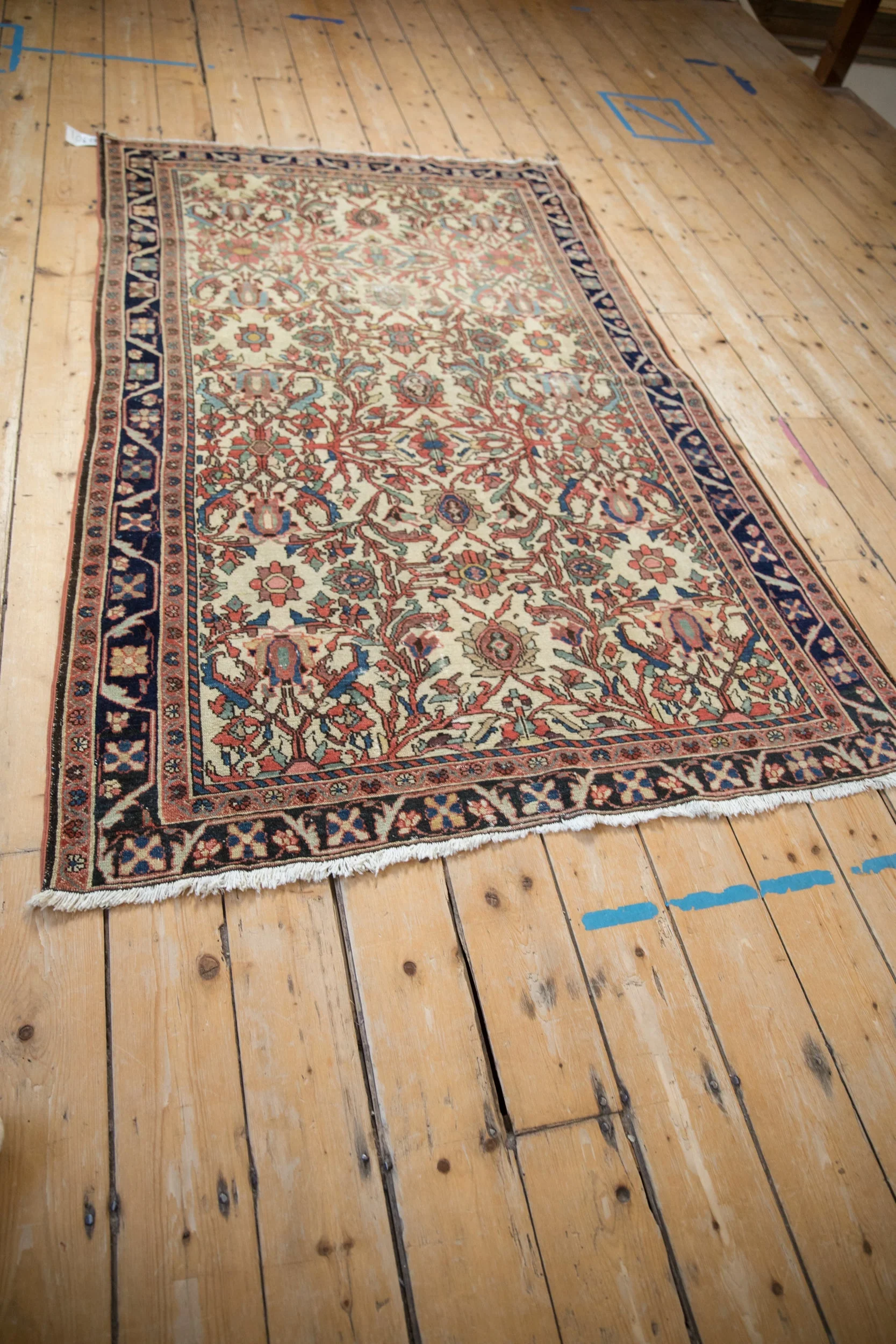 4x7 Antique Fine Malayer Rug - Image 5