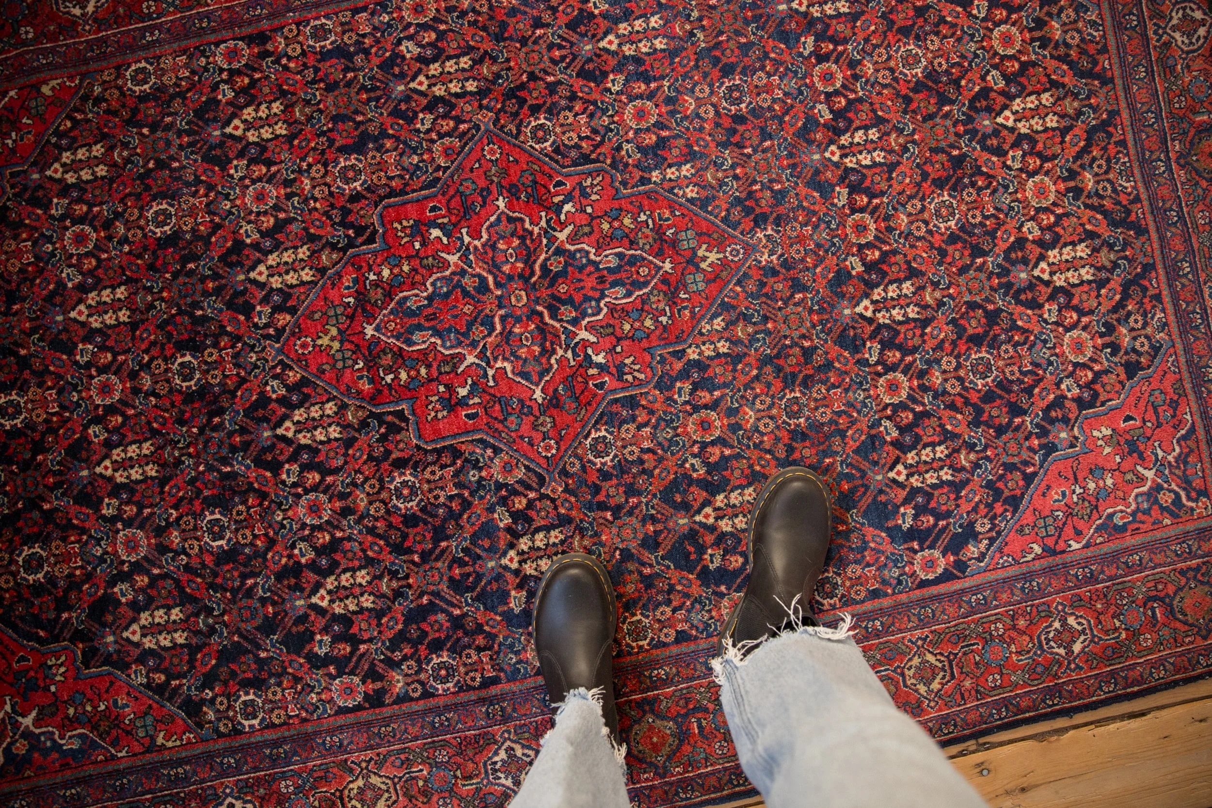 4x7 Antique Sarouk Rug - Image 2