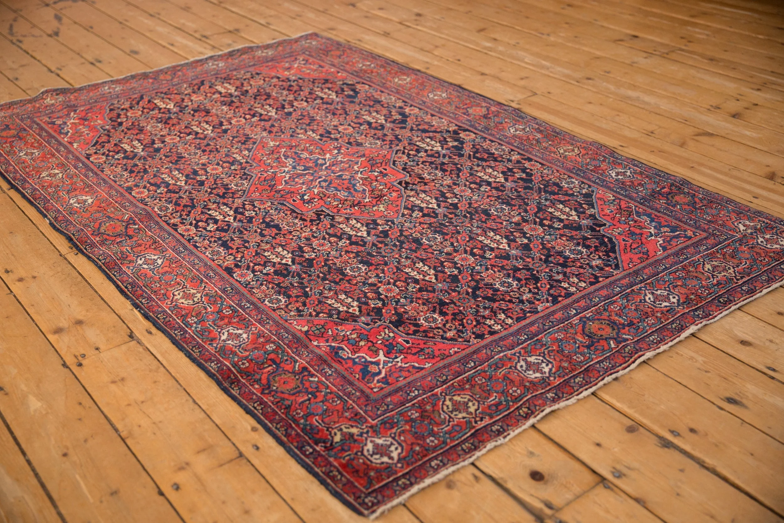 4x7 Antique Sarouk Rug - Image 4