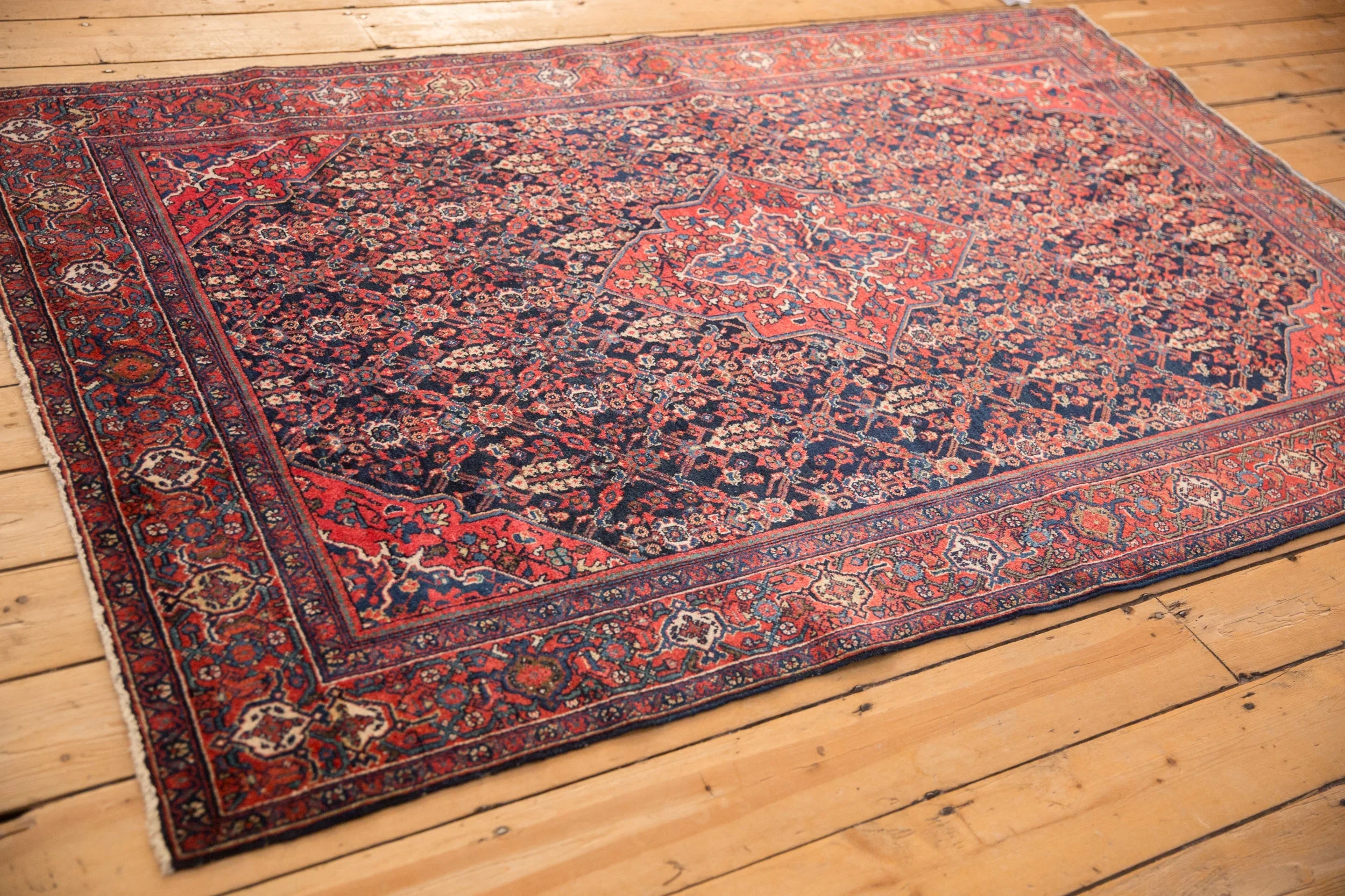 4x7 Antique Sarouk Rug - Image 6