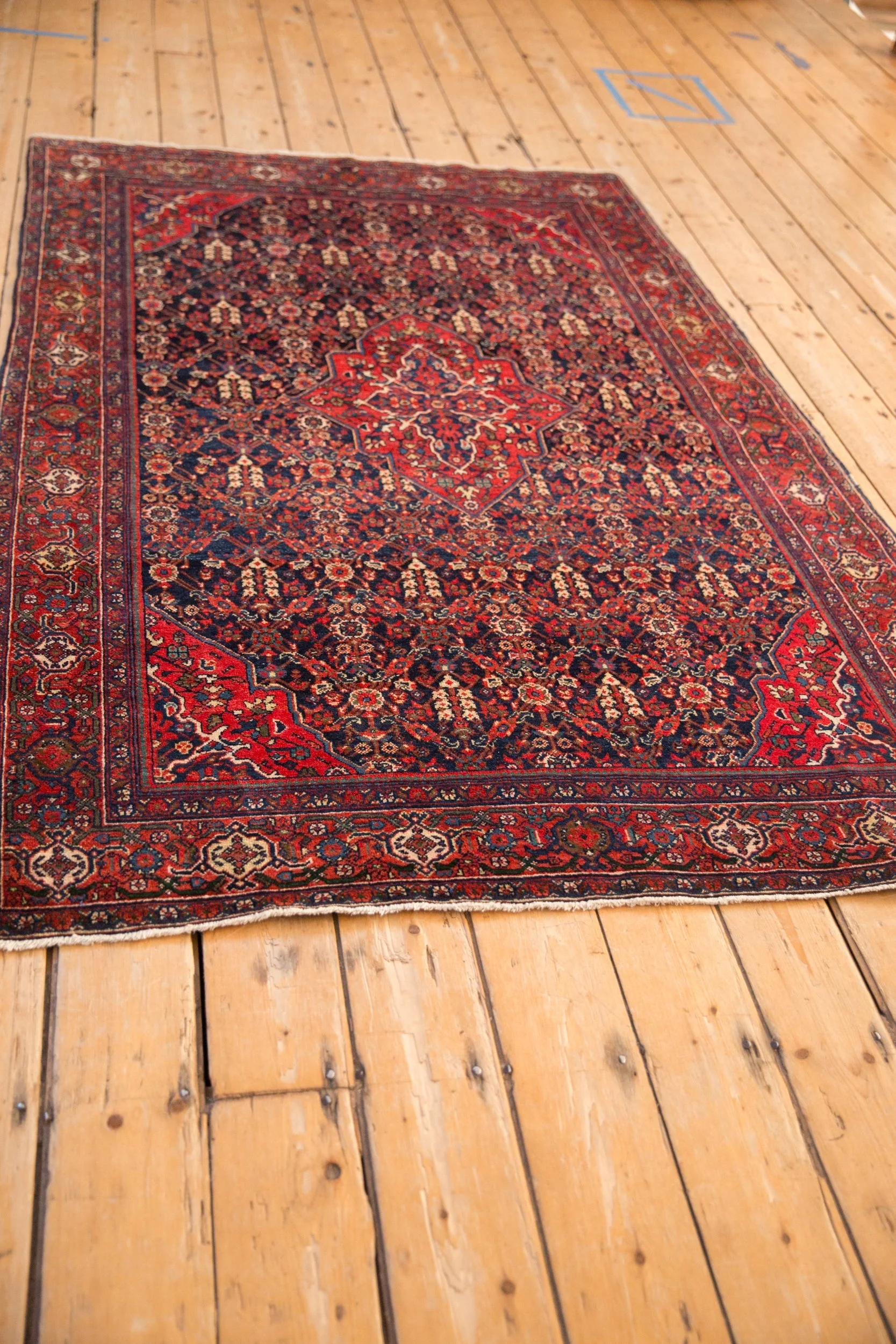 4x7 Antique Sarouk Rug - Image 7