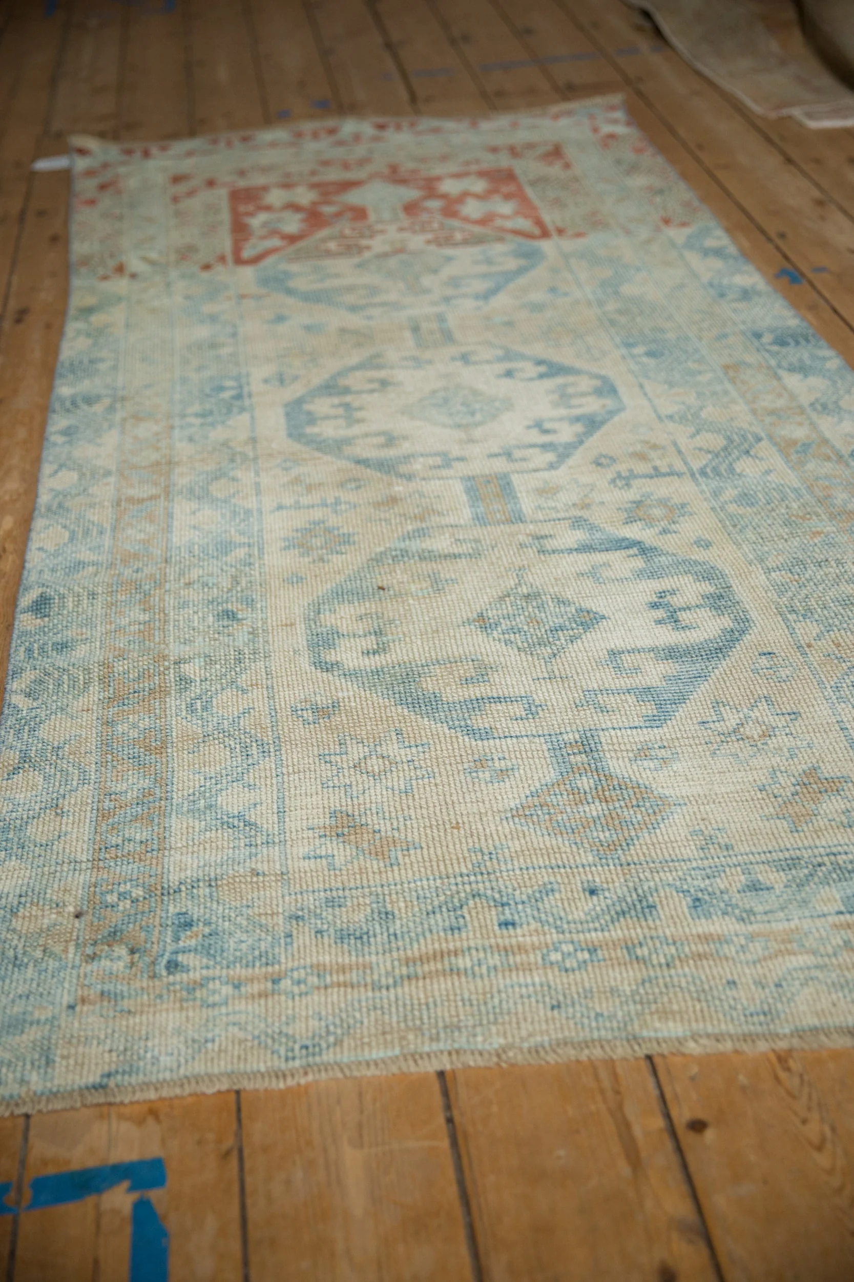 4x7 Vintage Distressed Anatolian Rug - Image 4