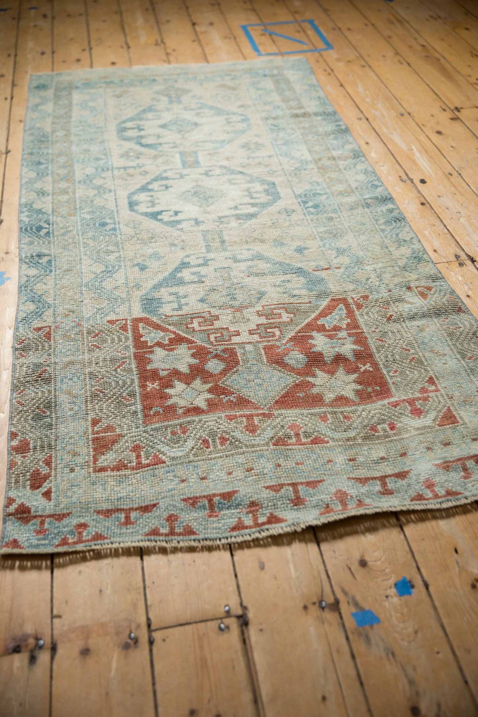 4x7 Vintage Distressed Anatolian Rug - Image 7