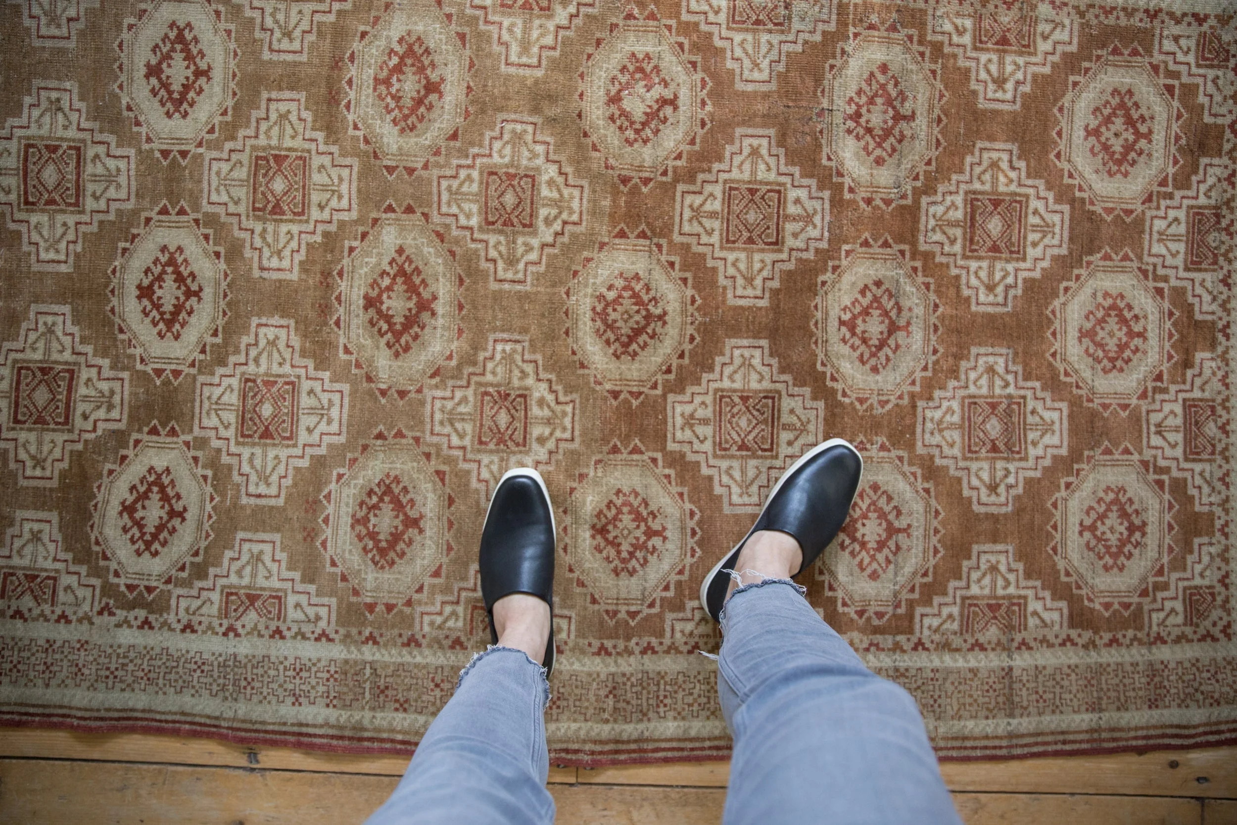 4x7 Vintage Distressed Belouch Rug - Image 2