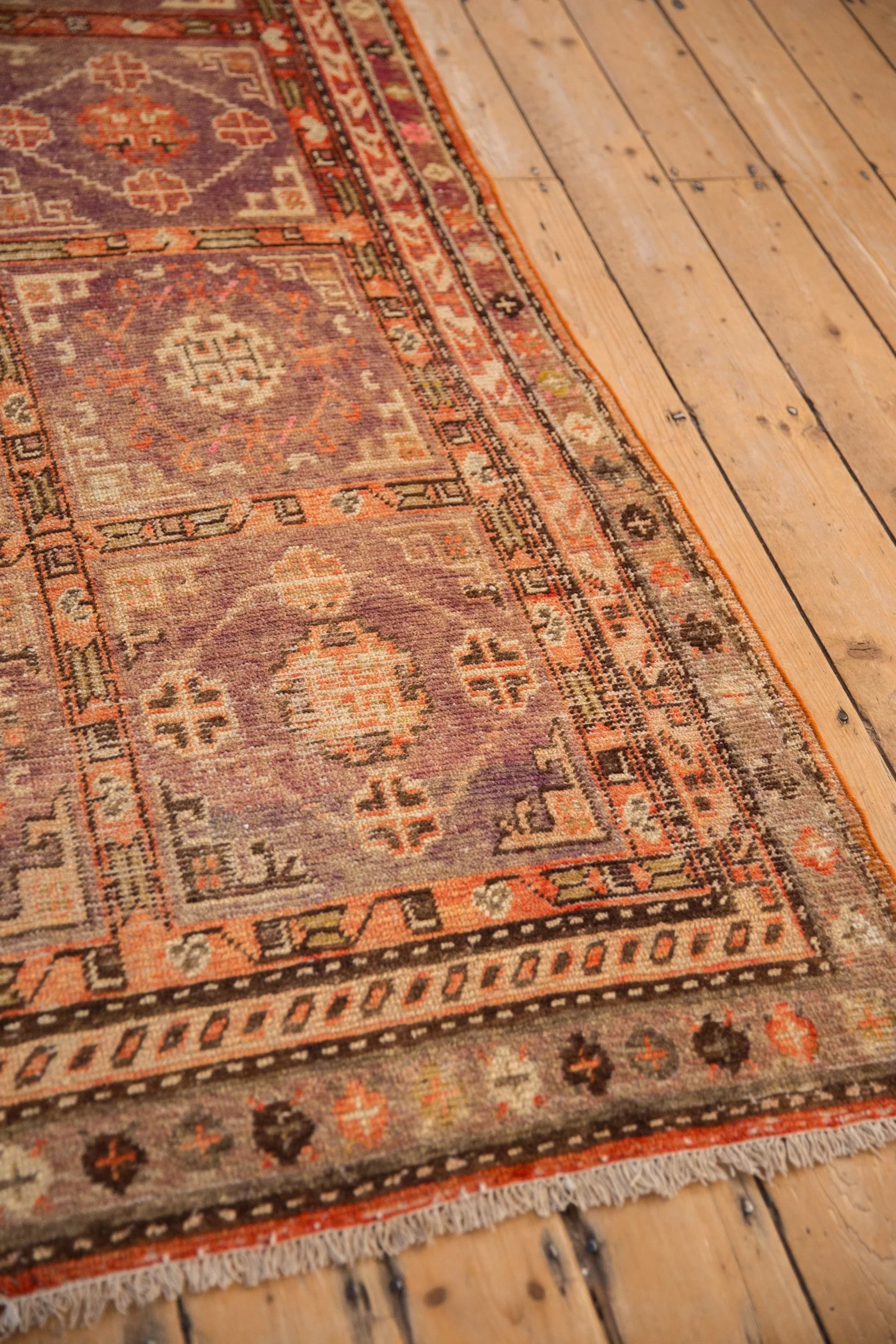 4x7 Vintage Distressed Khotan Rug - Image 10