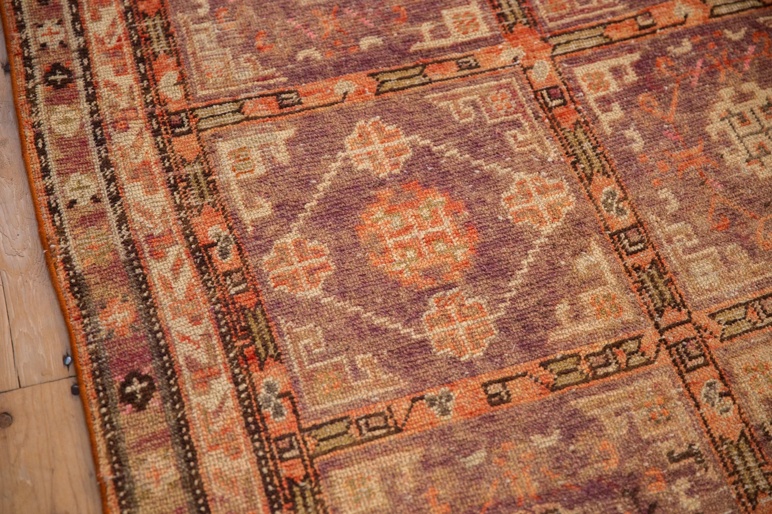 4x7 Vintage Distressed Khotan Rug - Image 11