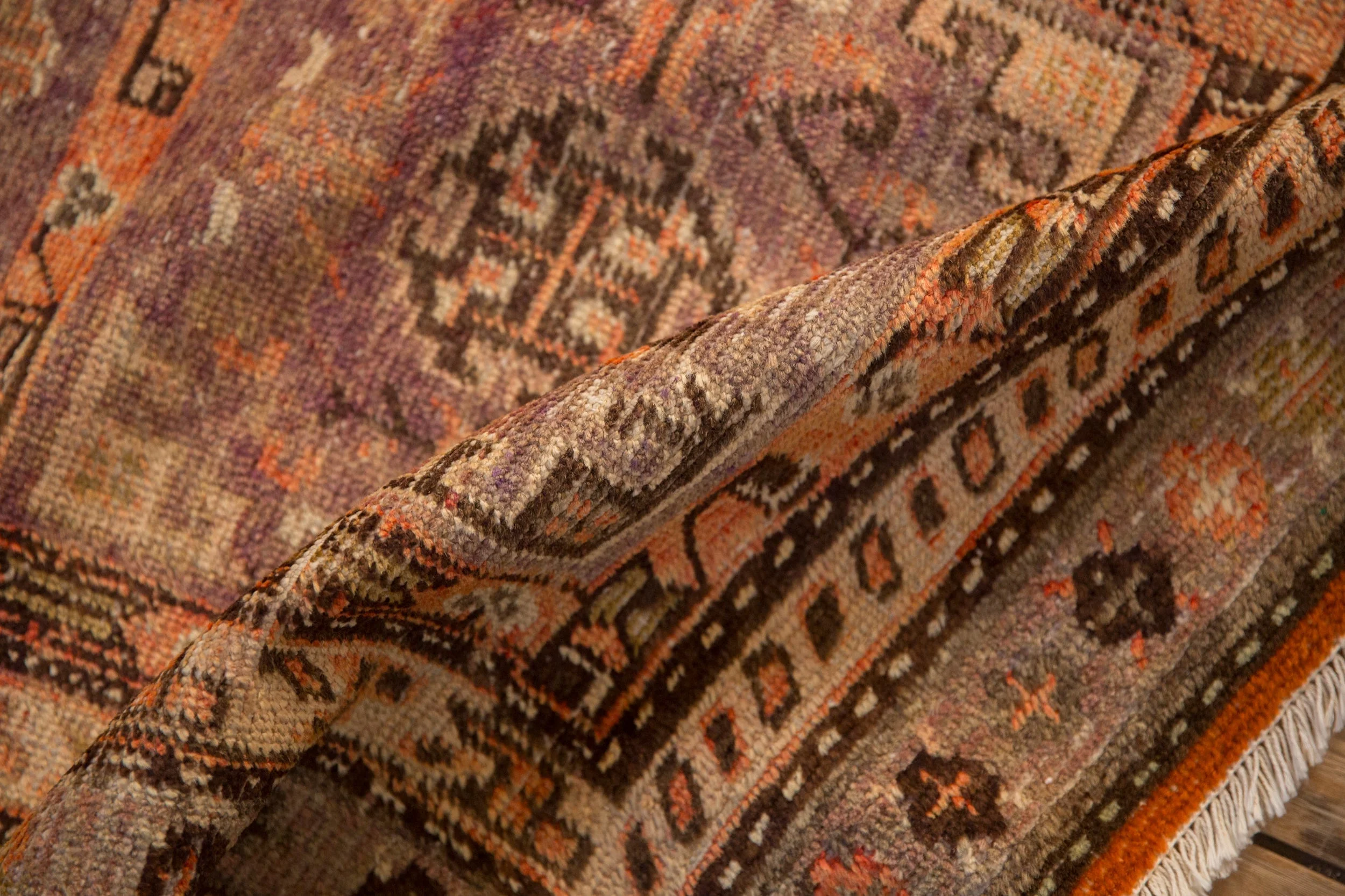 4x7 Vintage Distressed Khotan Rug - Image 12