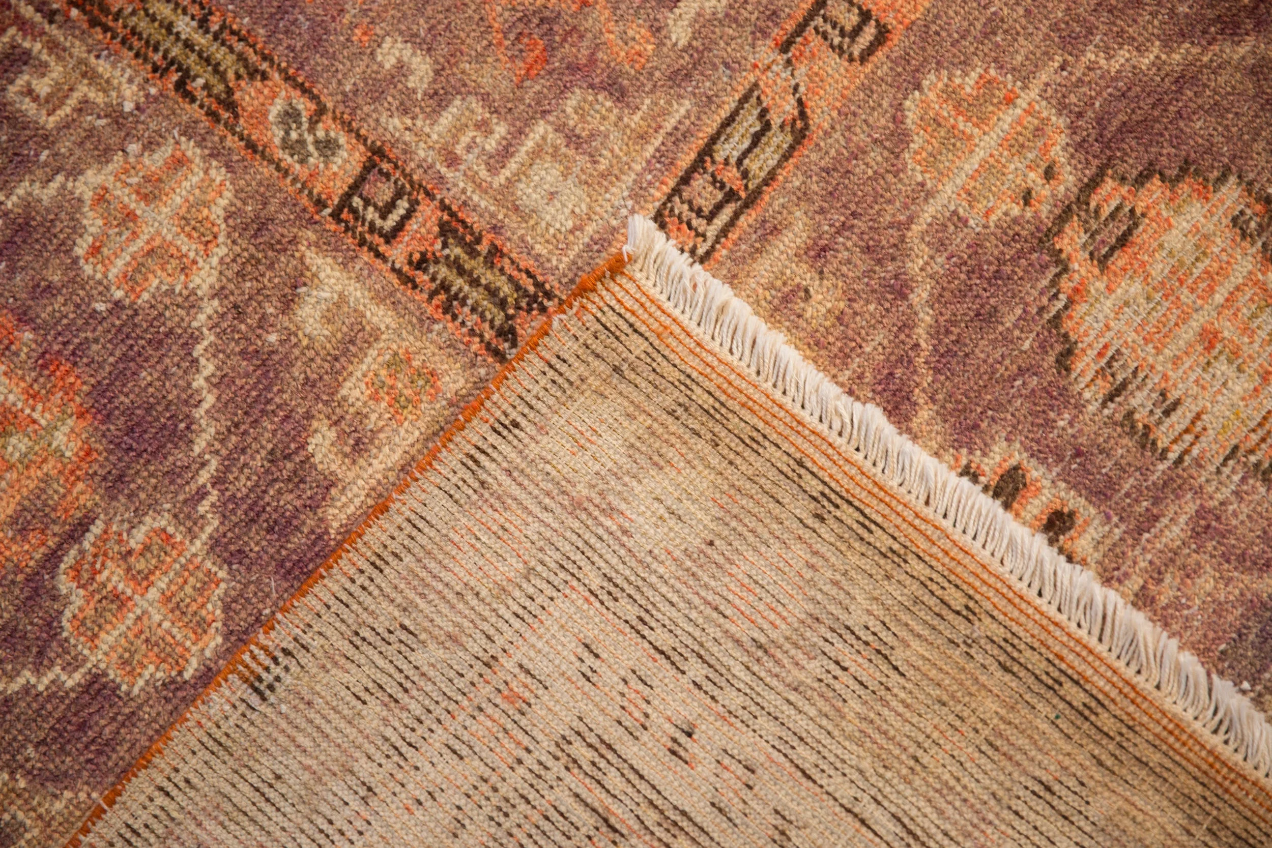 4x7 Vintage Distressed Khotan Rug - Image 13