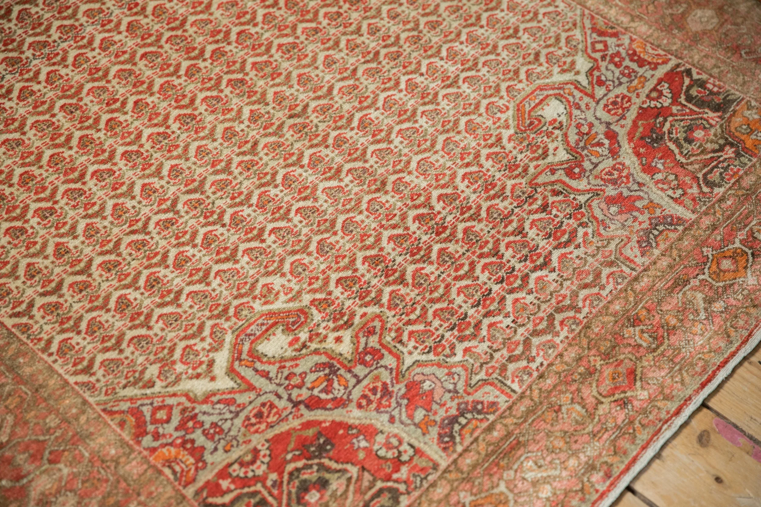 4x7 Vintage Distressed Malayer Rug - Image 8
