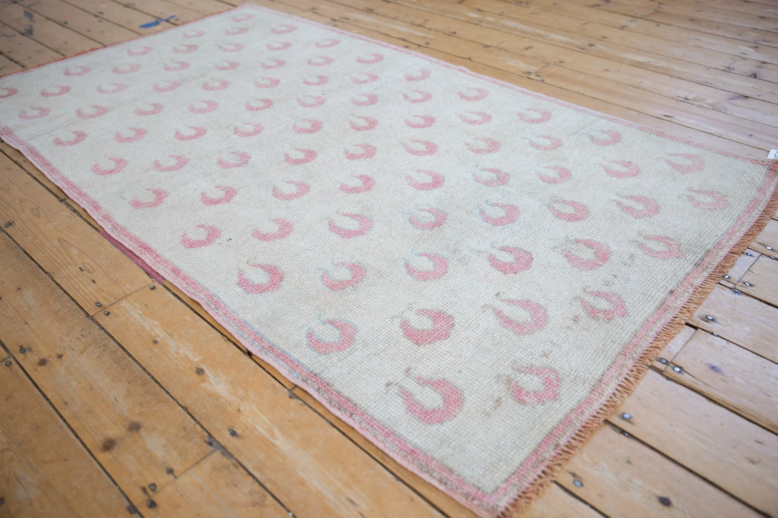 4x7 Vintage Distressed Oushak Rug - Image 3