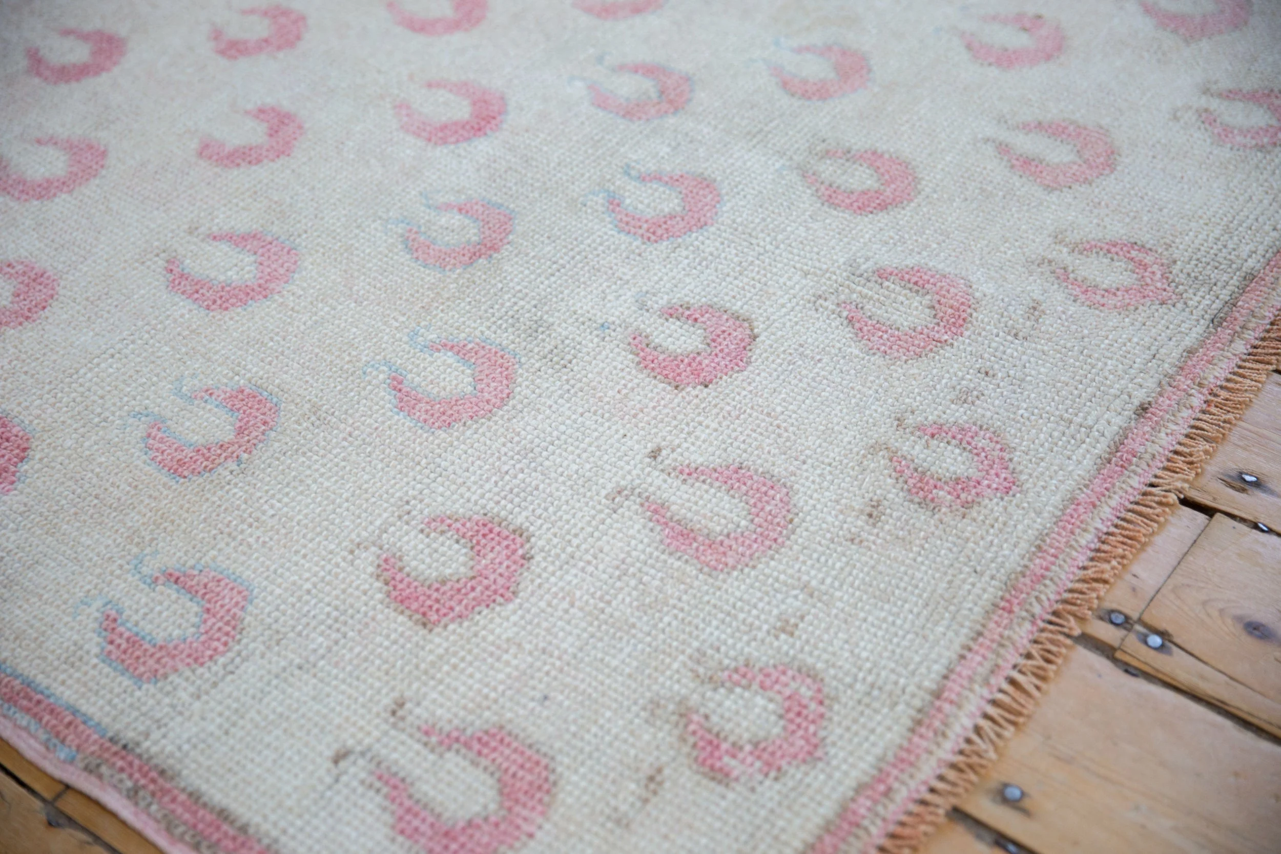 4x7 Vintage Distressed Oushak Rug - Image 4