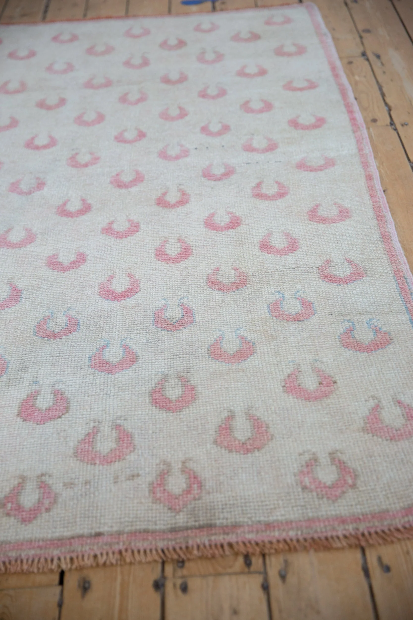 4x7 Vintage Distressed Oushak Rug - Image 5
