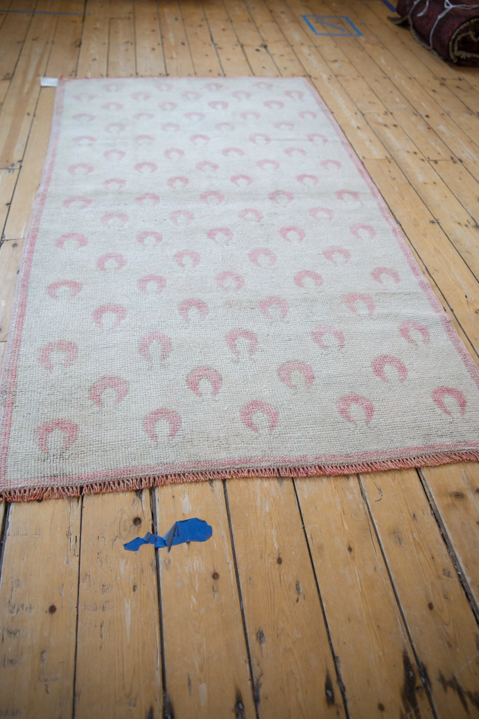4x7 Vintage Distressed Oushak Rug - Image 6