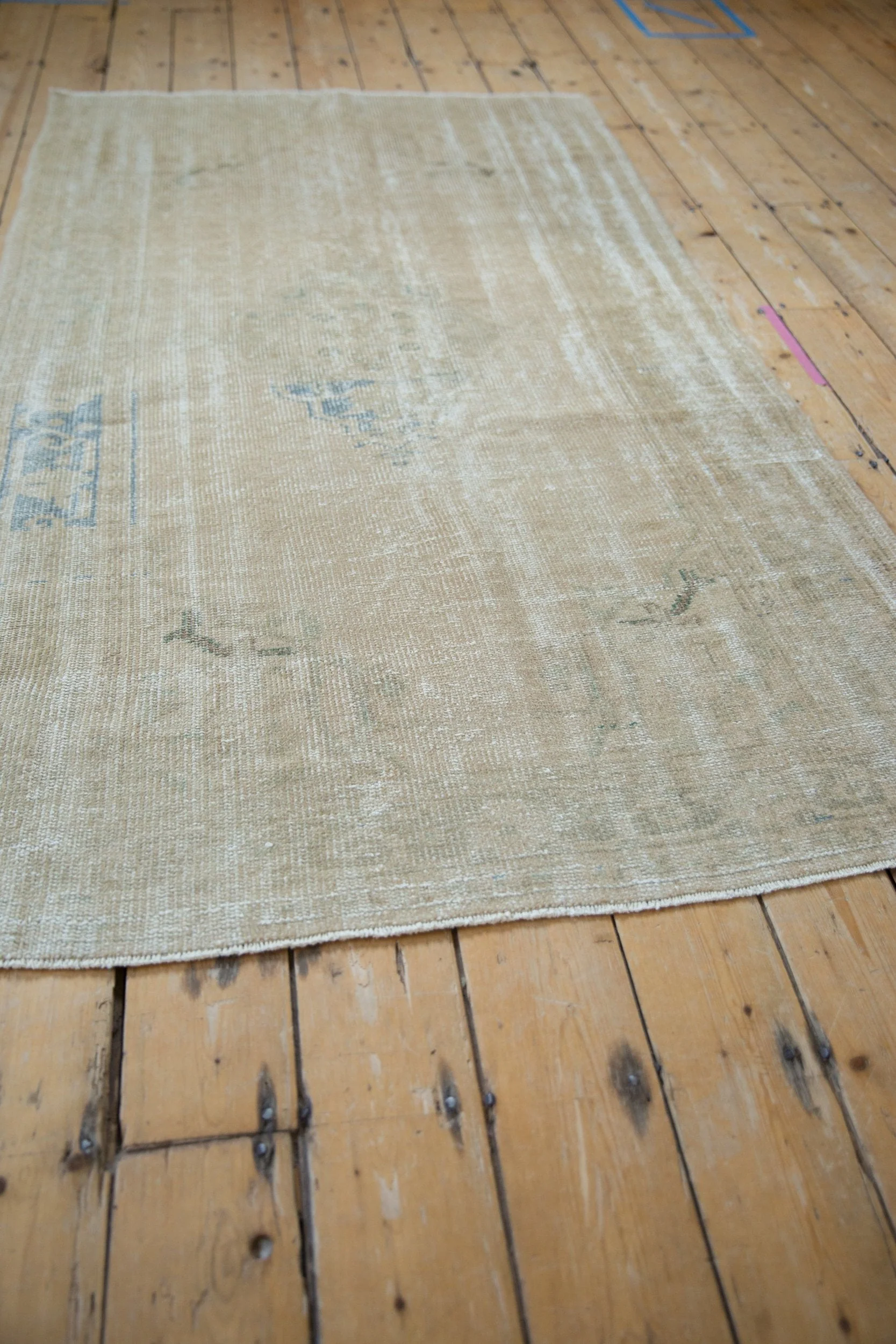 4x7 Vintage Distressed Oushak Rug - Image 6