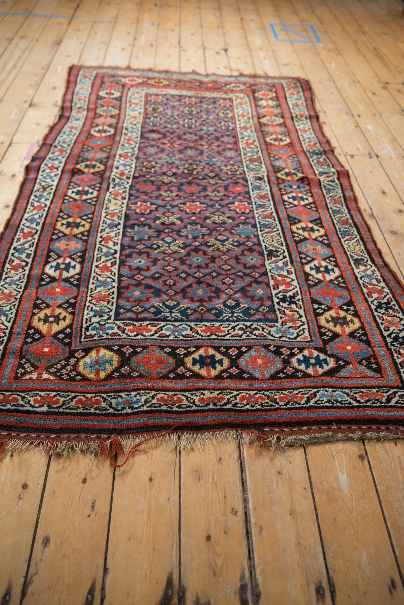 4x7 Vintage Kurd Rug - Image 7