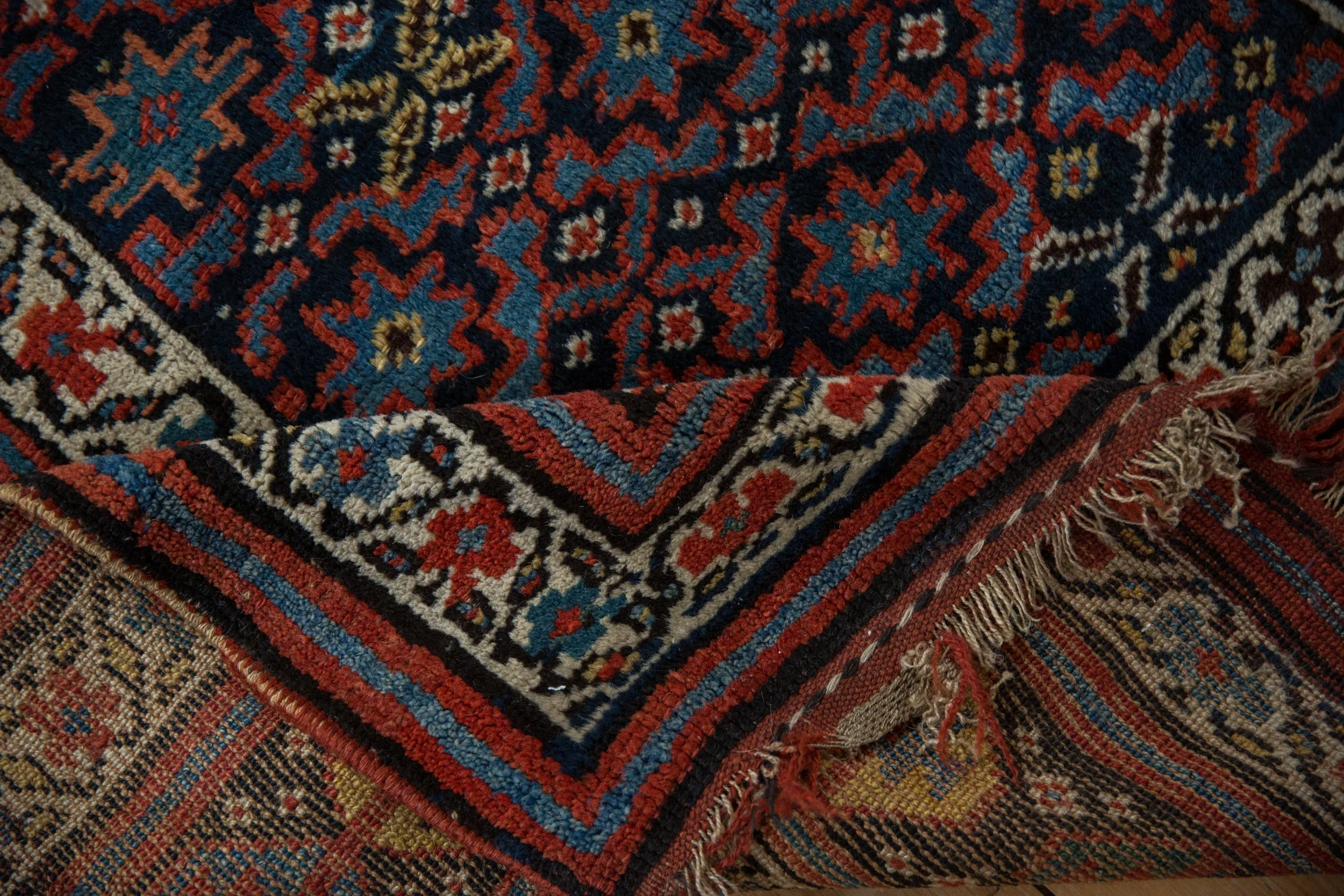 4x7 Vintage Kurd Rug - Image 9