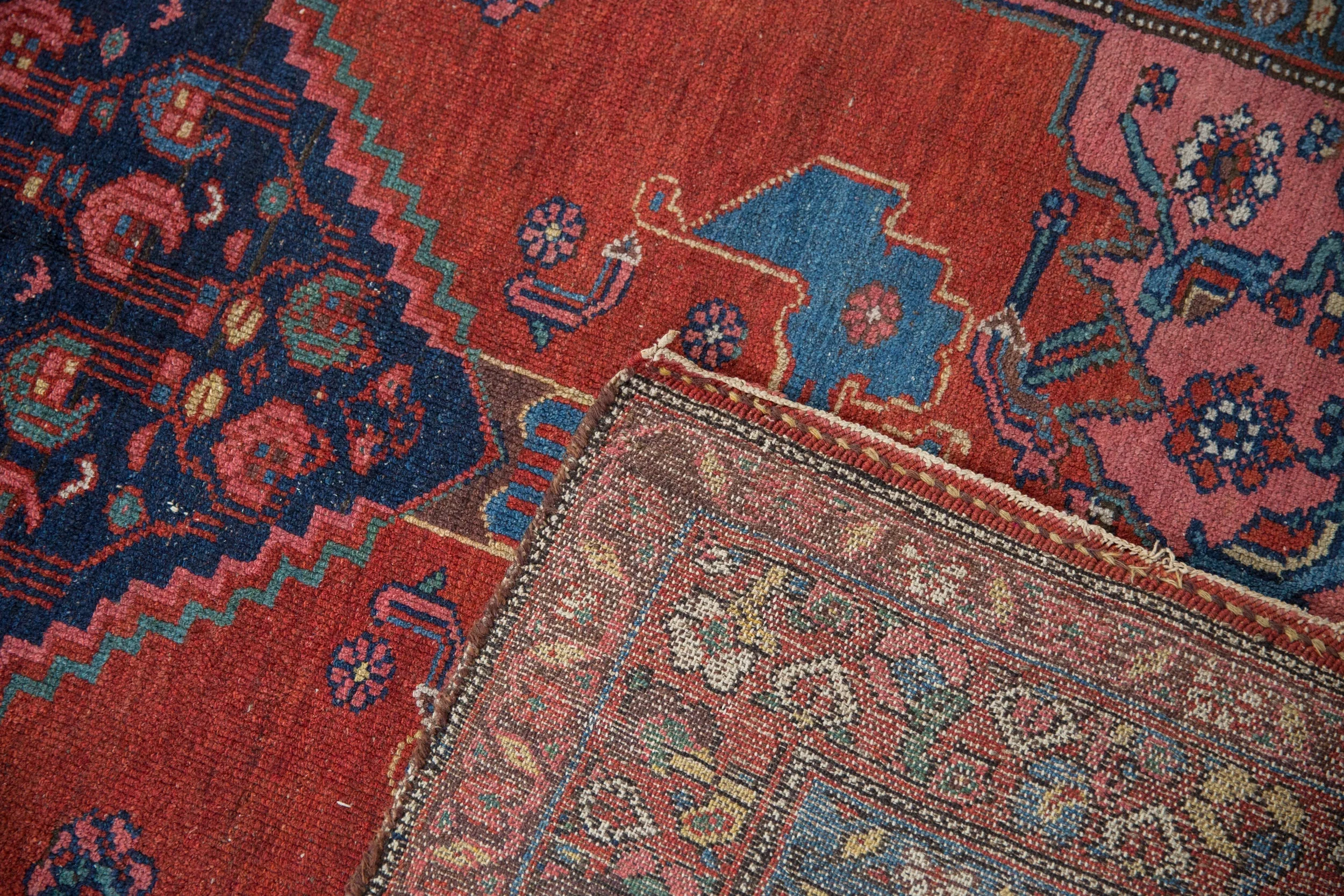 4x7 Vintage Kurdish Bijar Rug - Image 10