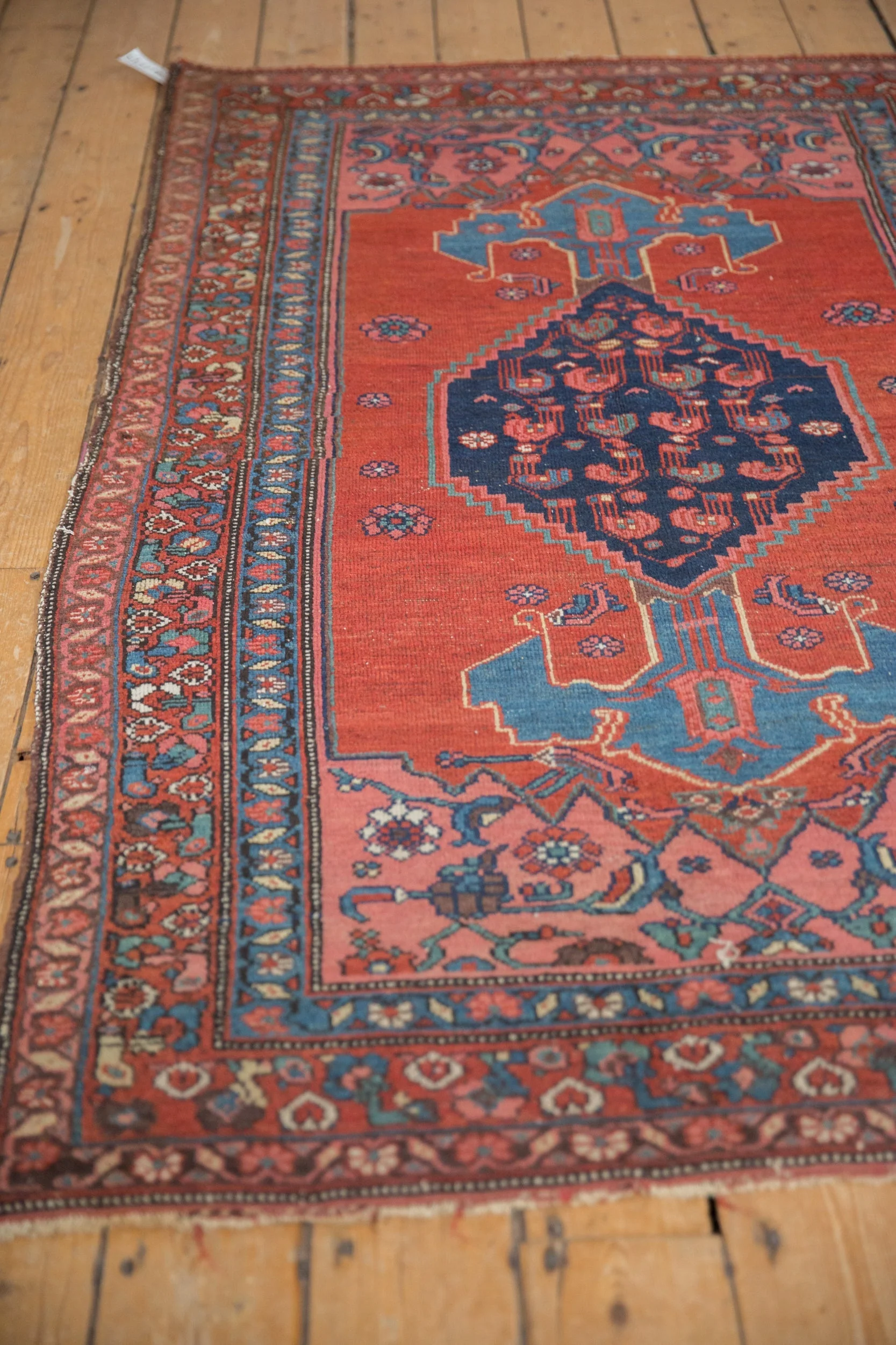 4x7 Vintage Kurdish Bijar Rug - Image 5