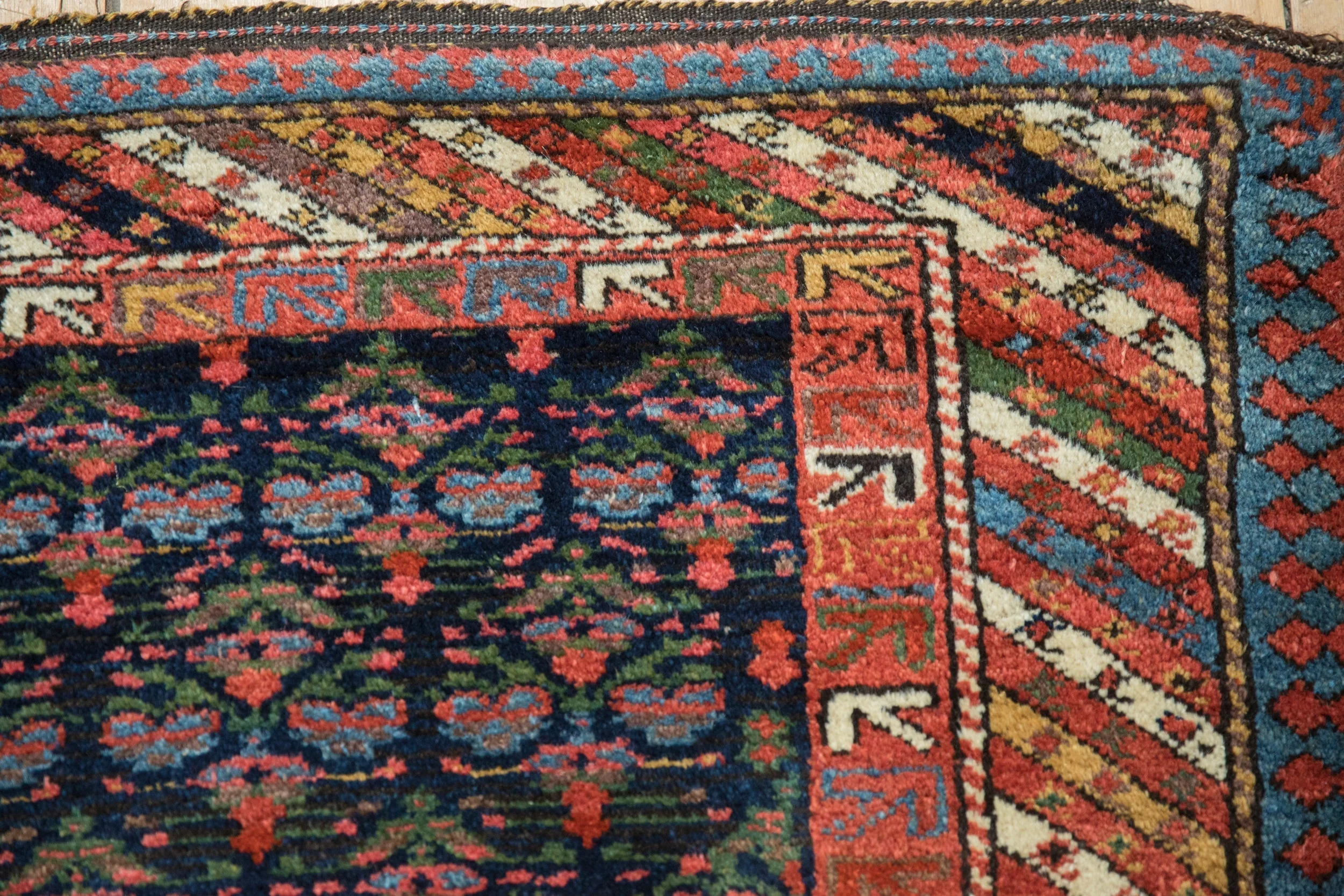 4x7 Vintage Kurdish Rug - Image 3