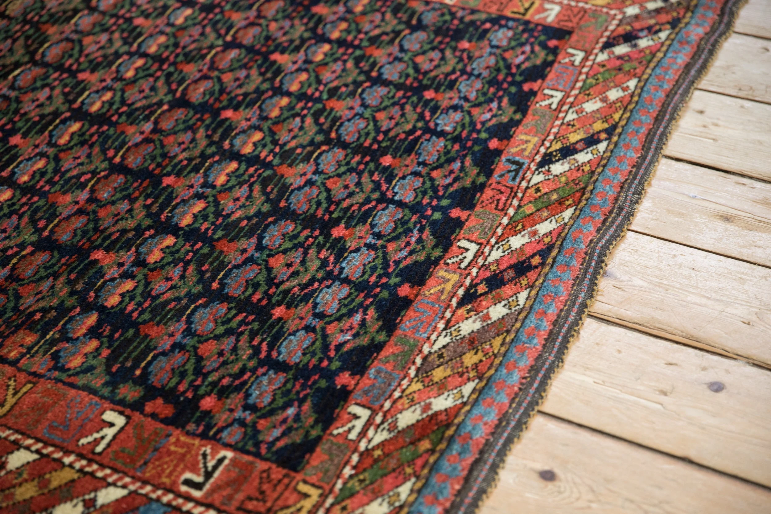 4x7 Vintage Kurdish Rug - Image 5