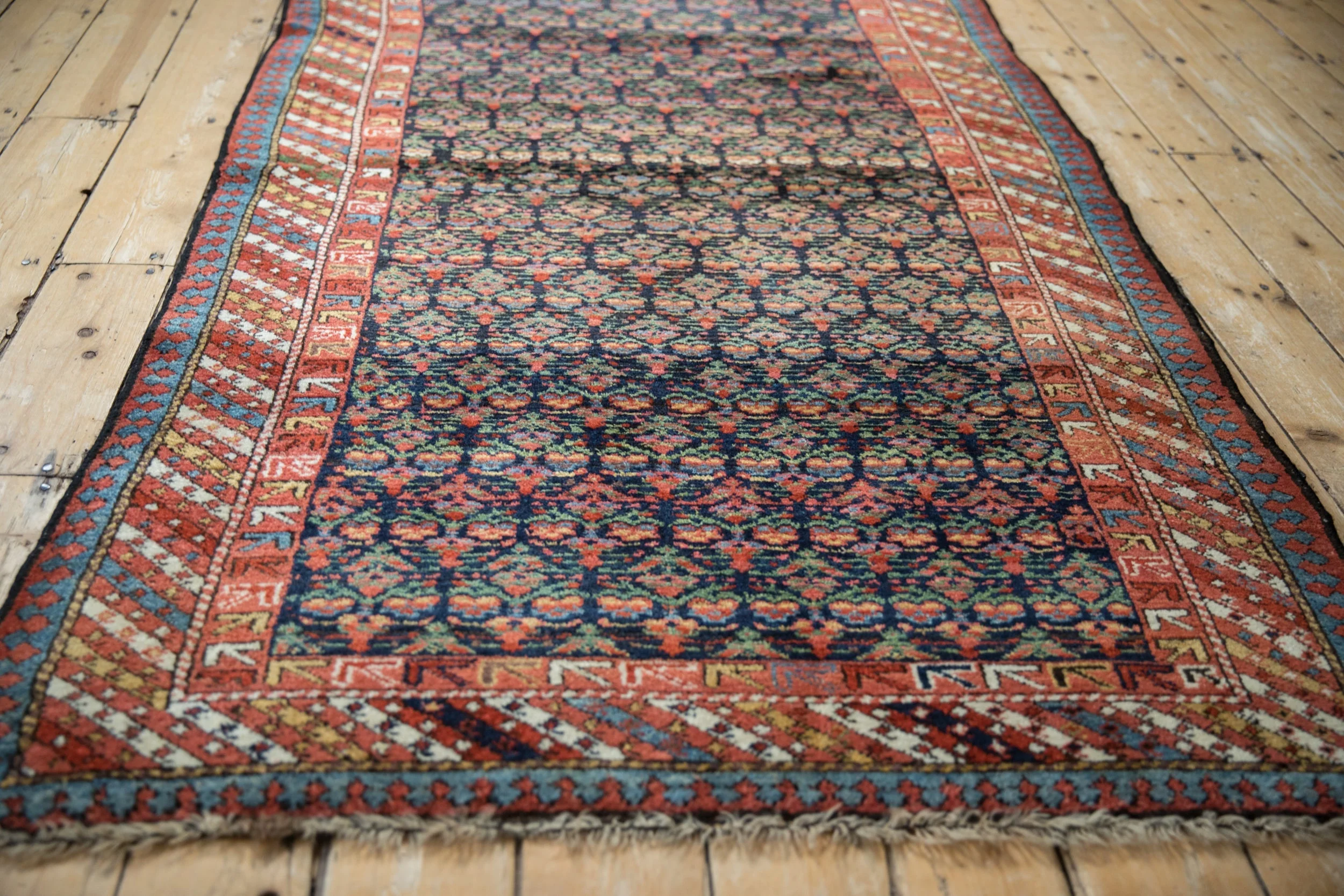 4x7 Vintage Kurdish Rug - Image 7