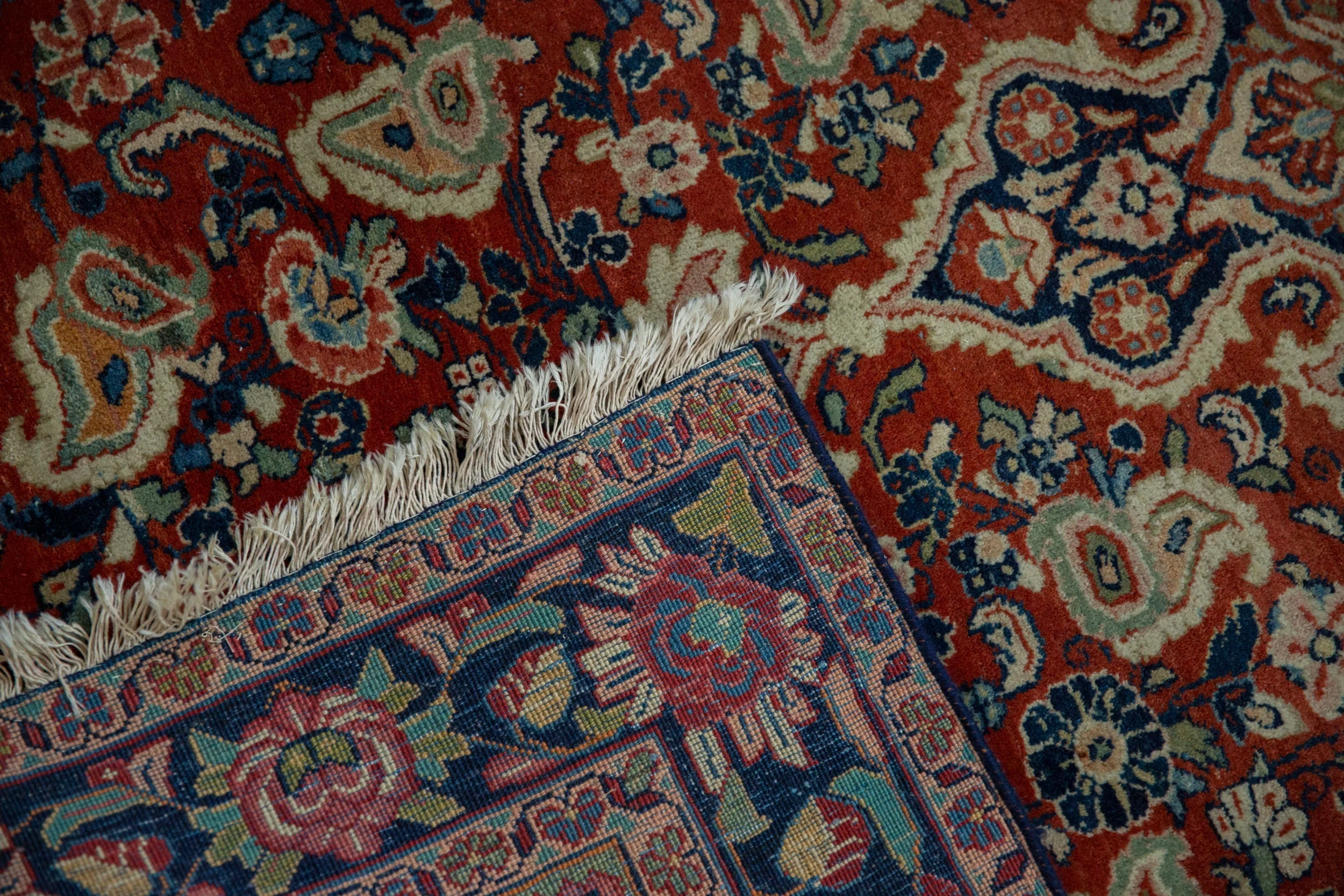 4x7 Vintage Sarouk Rug - Image 11