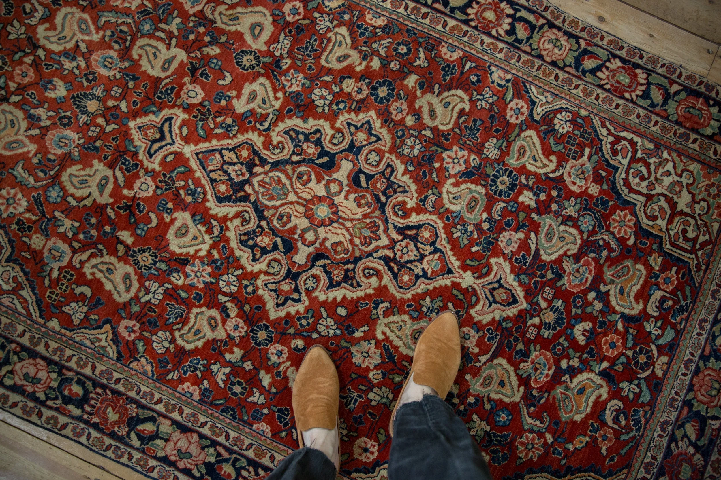 4x7 Vintage Sarouk Rug - Image 2