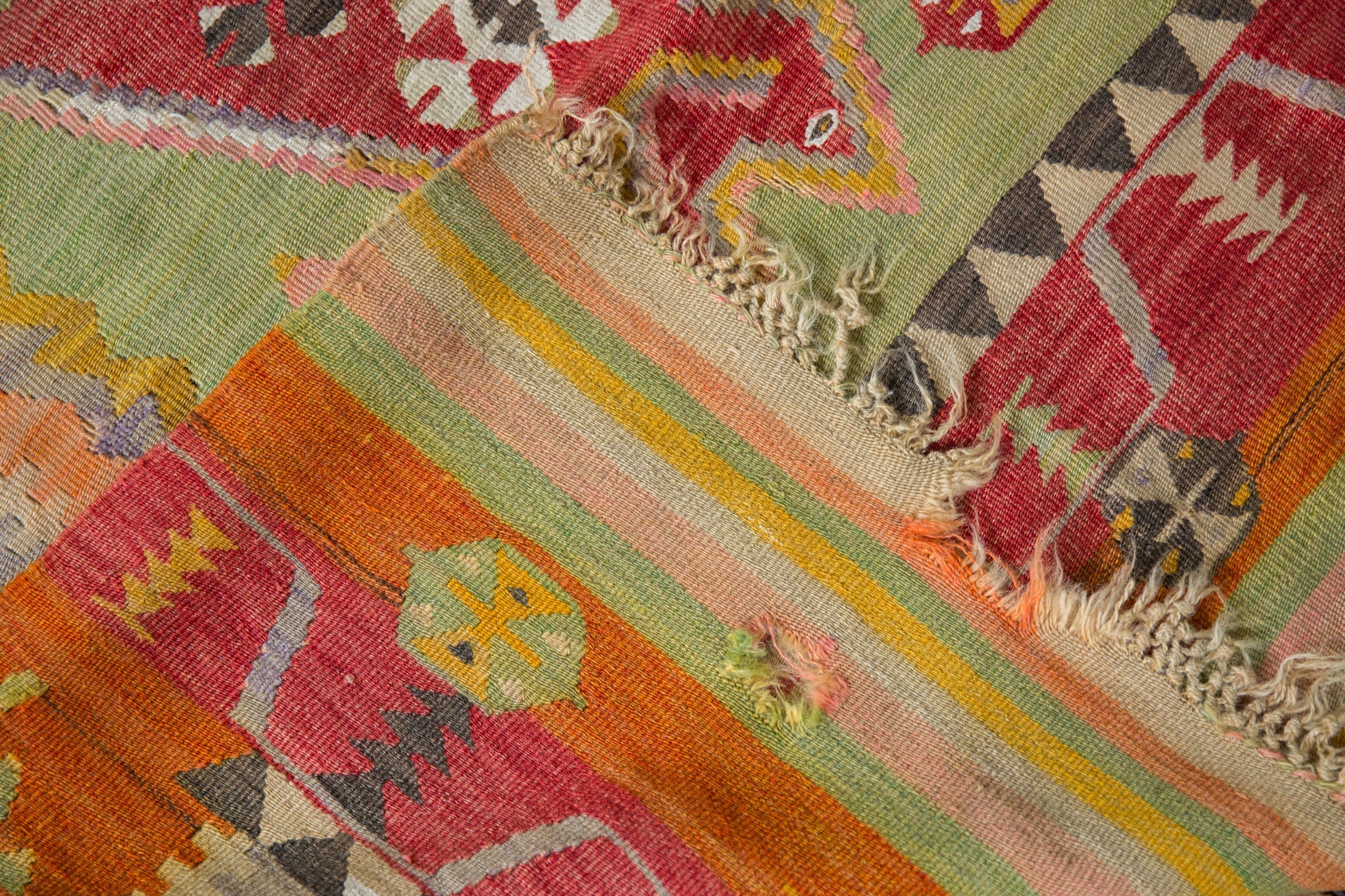 4x7 Vintage Turkish Kilim Rug - Image 11