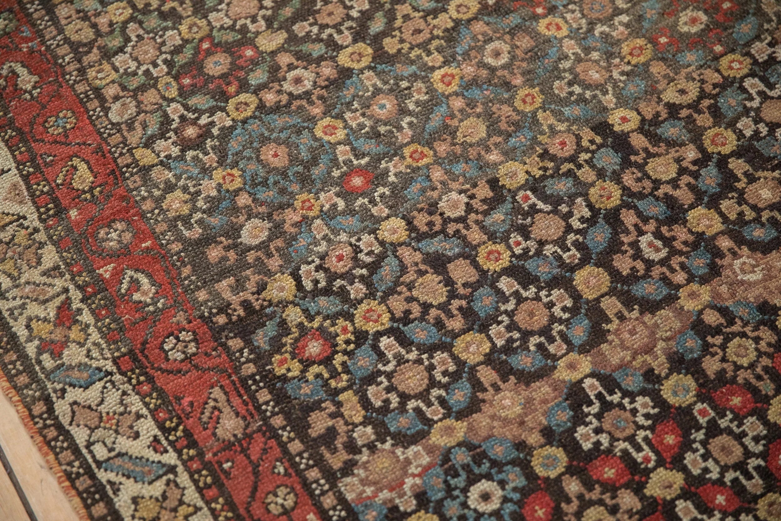 4x8.5 Antique Qashqai Rug Runner - Image 10