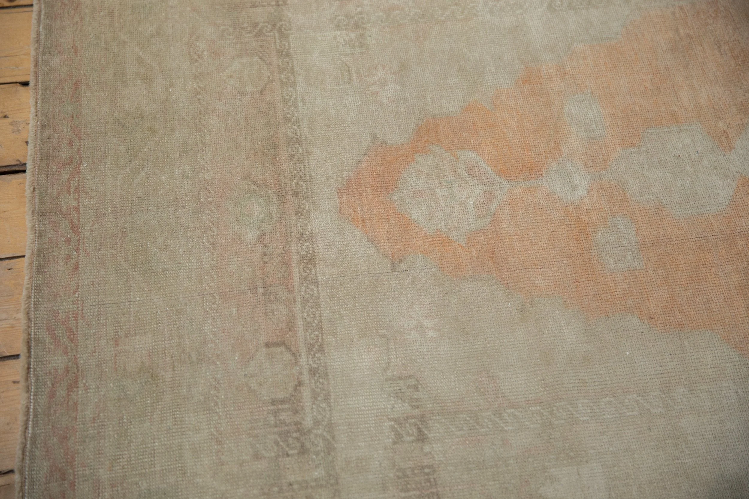 4x8.5 Vintage Distressed Oushak Rug Runner - Image 6