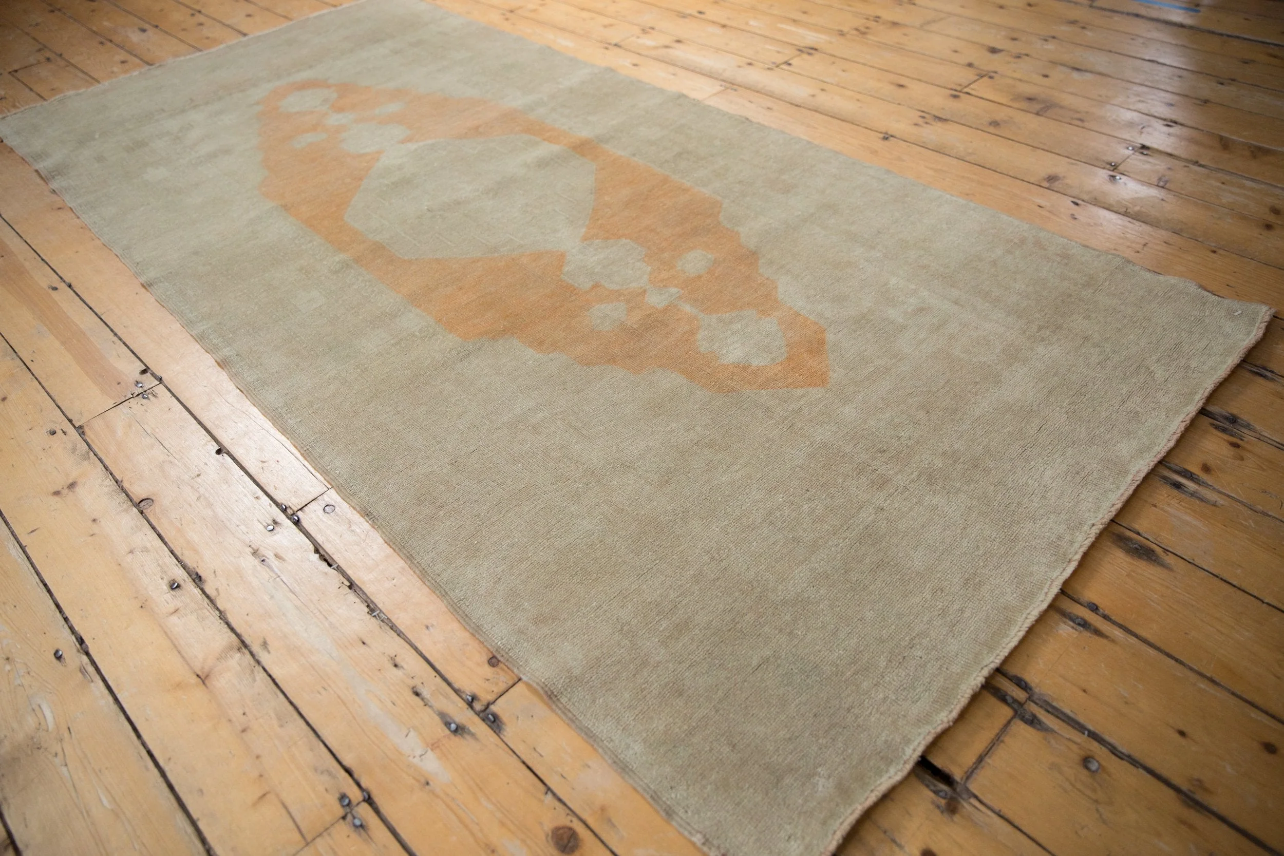 4x8.5 Vintage Distressed Oushak Rug Runner - Image 7