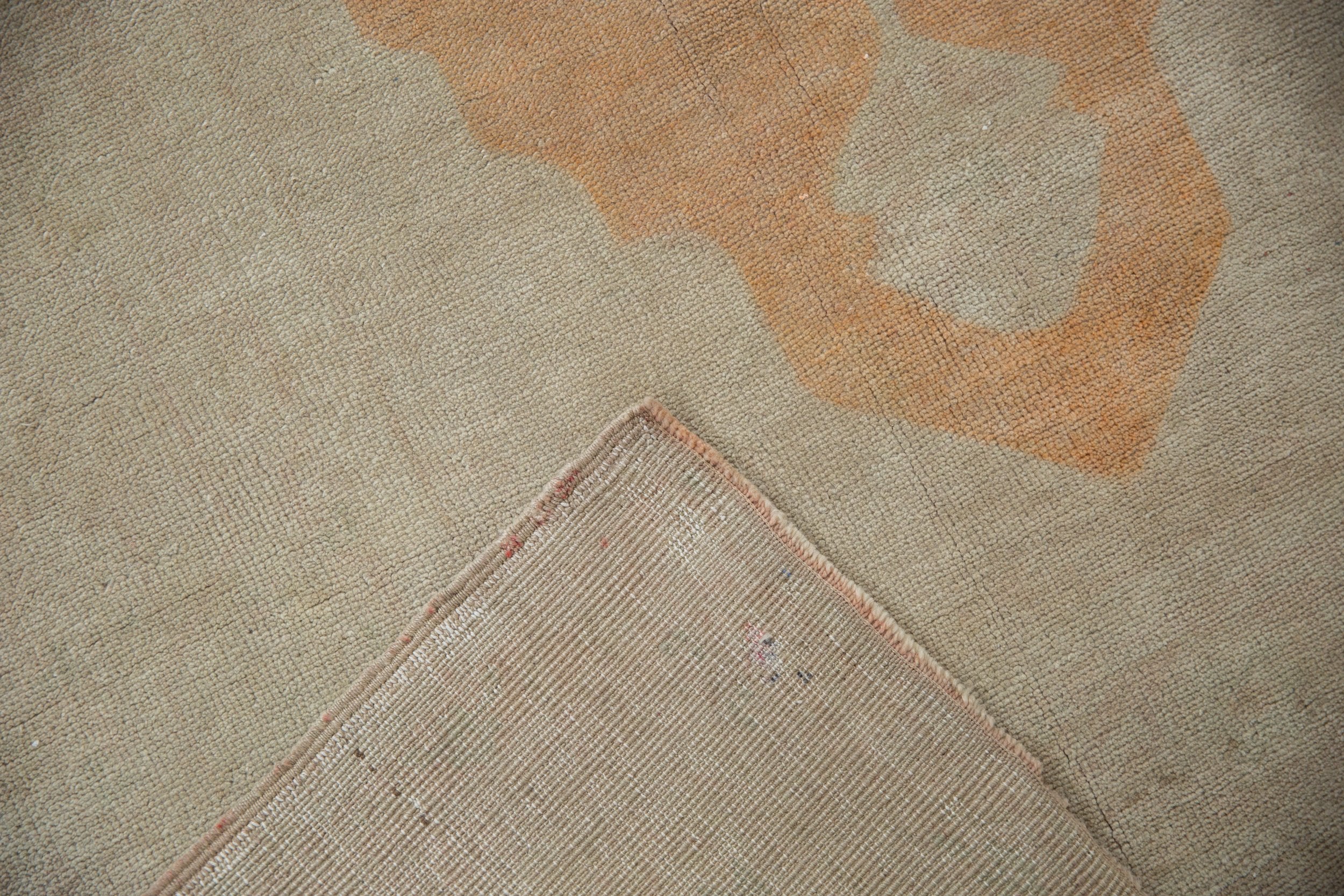 4x8.5 Vintage Distressed Oushak Rug Runner - Image 9