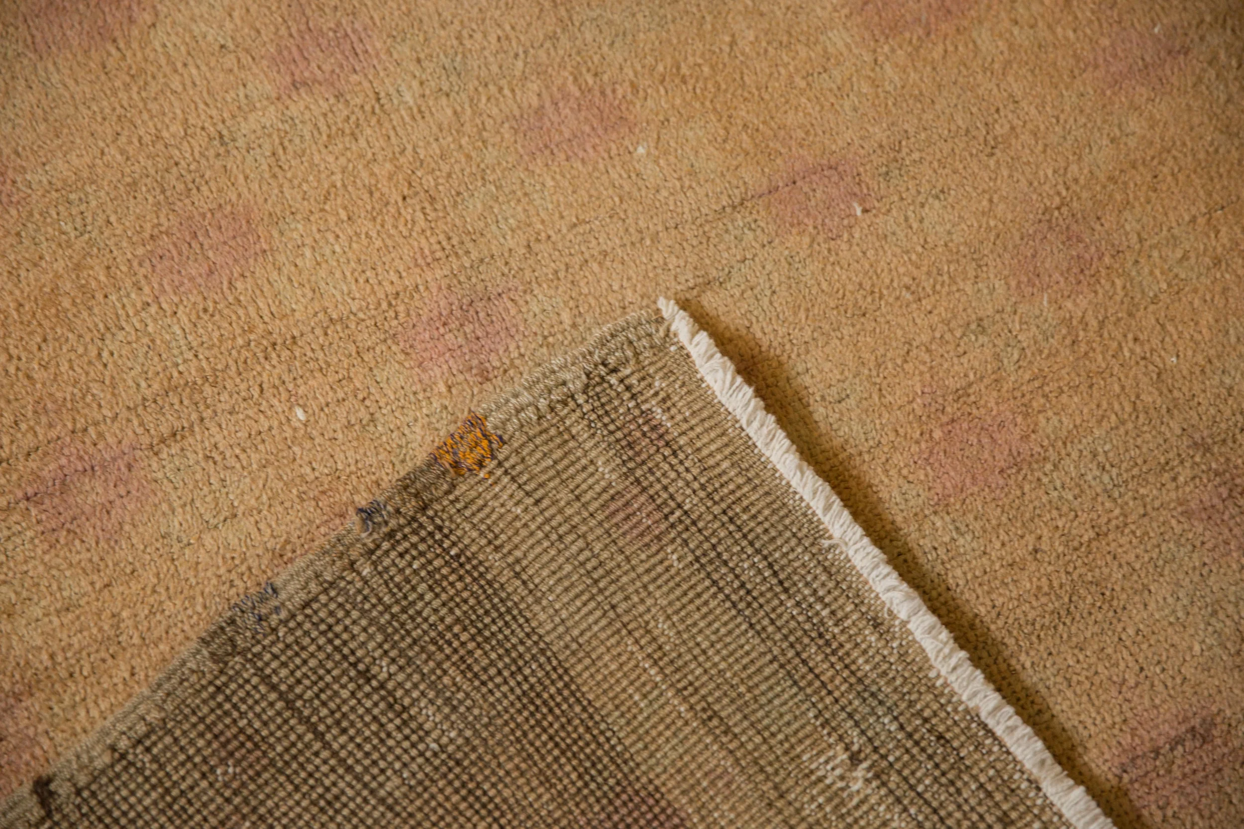 4x8.5 Vintage Distressed Oushak Rug Runner - Image 12
