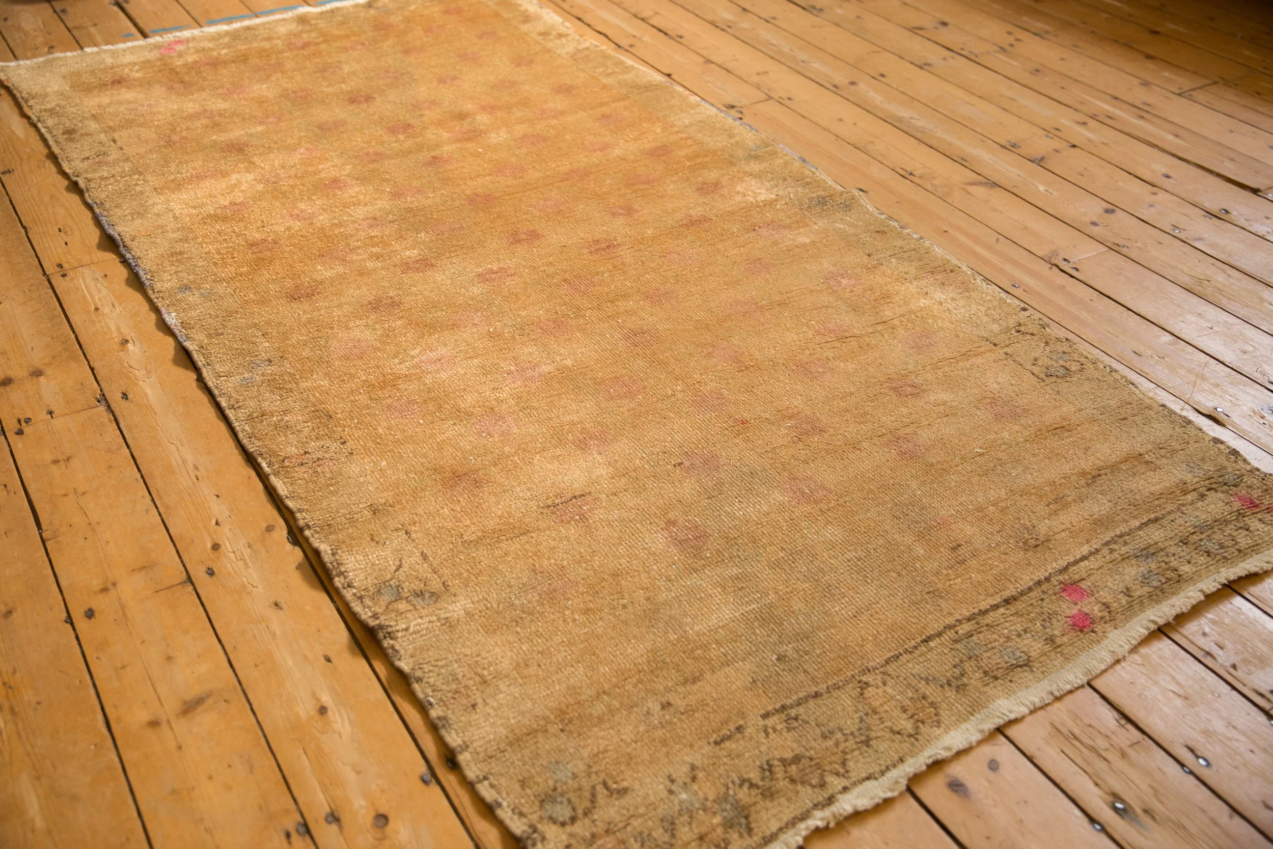 4x8.5 Vintage Distressed Oushak Rug Runner - Image 4