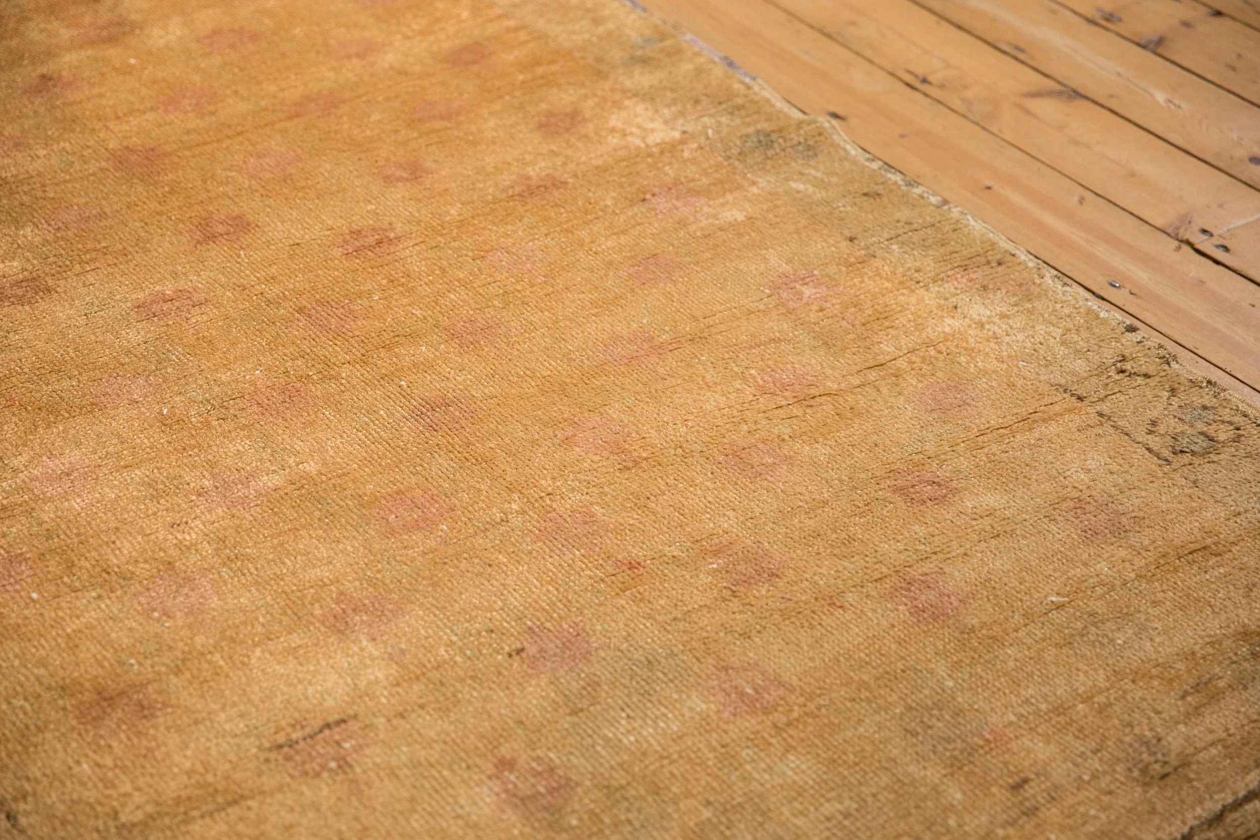 4x8.5 Vintage Distressed Oushak Rug Runner - Image 5