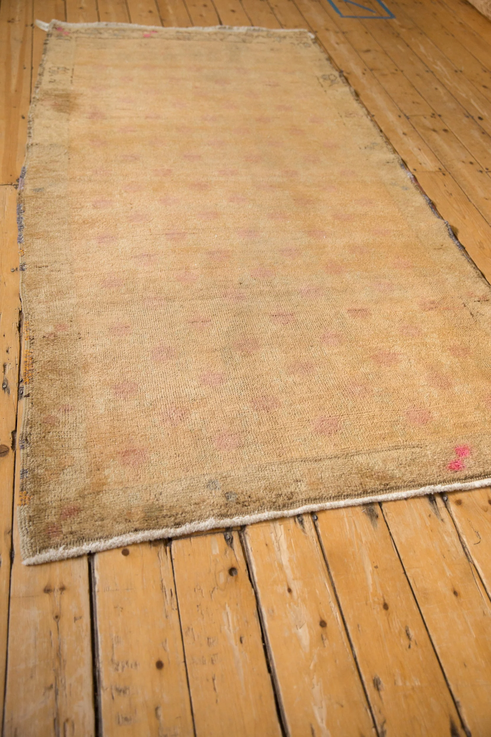 4x8.5 Vintage Distressed Oushak Rug Runner - Image 9