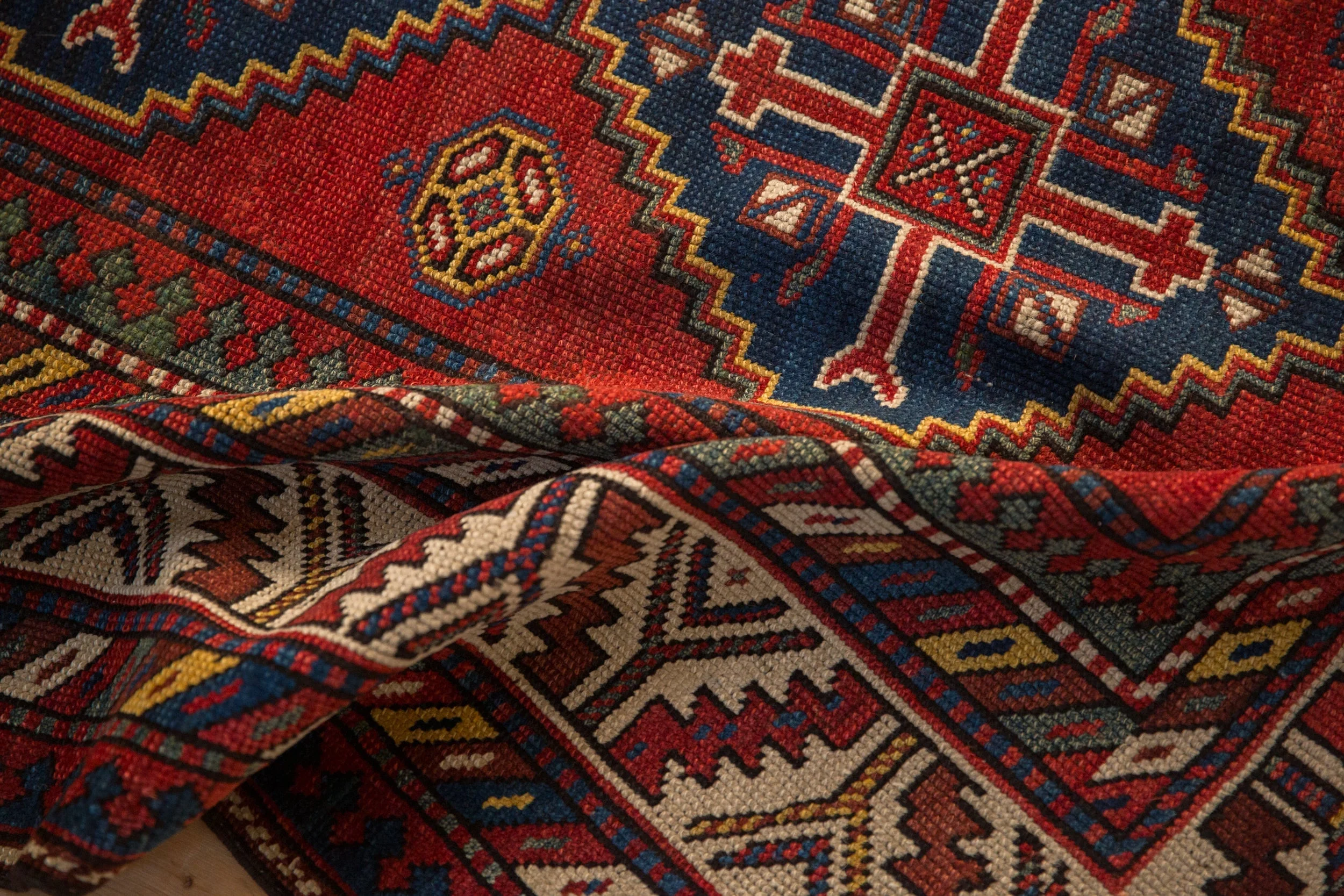 4x8 Antique Kazak Rug Runner - Image 10